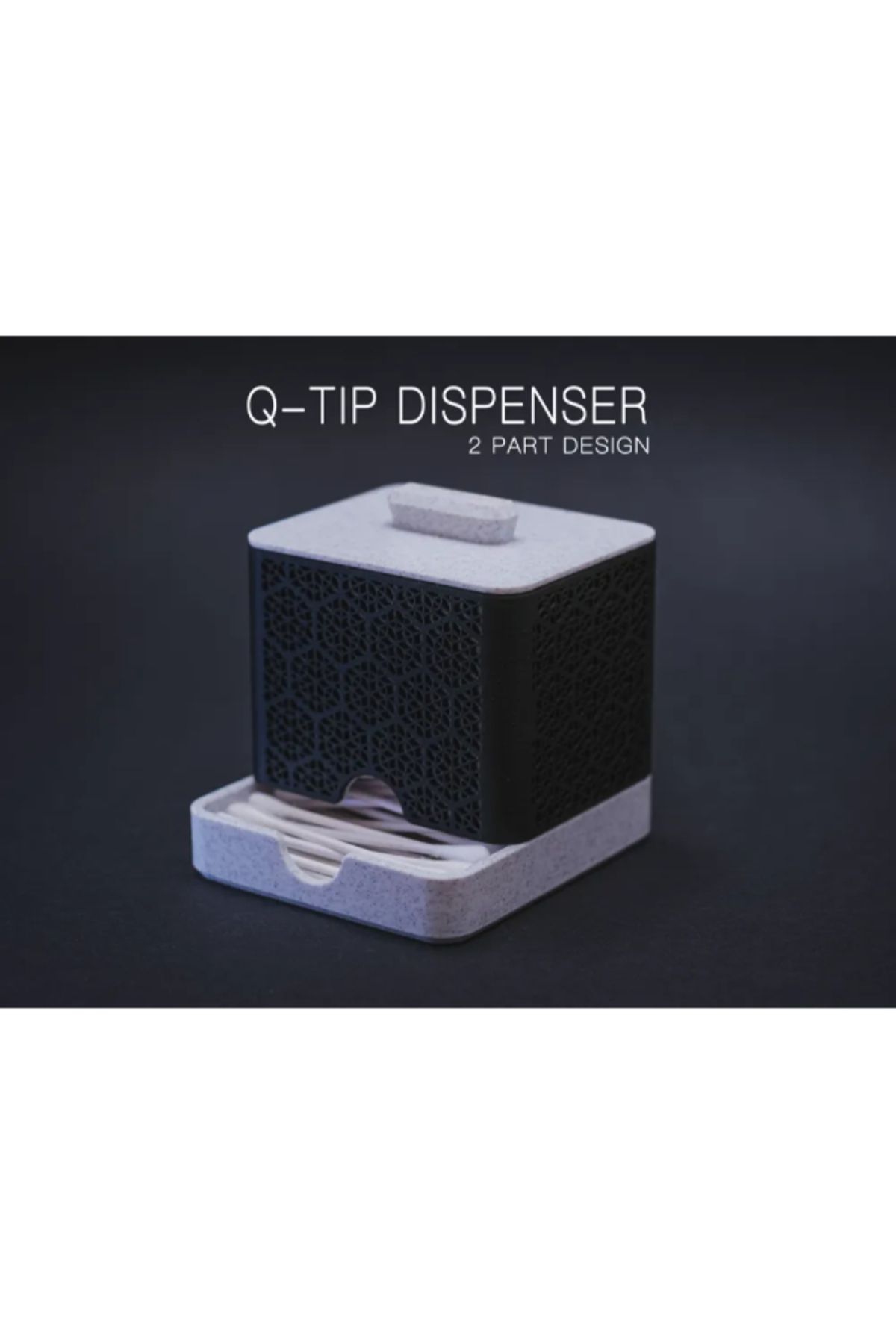 NOMOTHETIC Q-Tip Dispenser (Kulak Çubuğu Dispenseri)