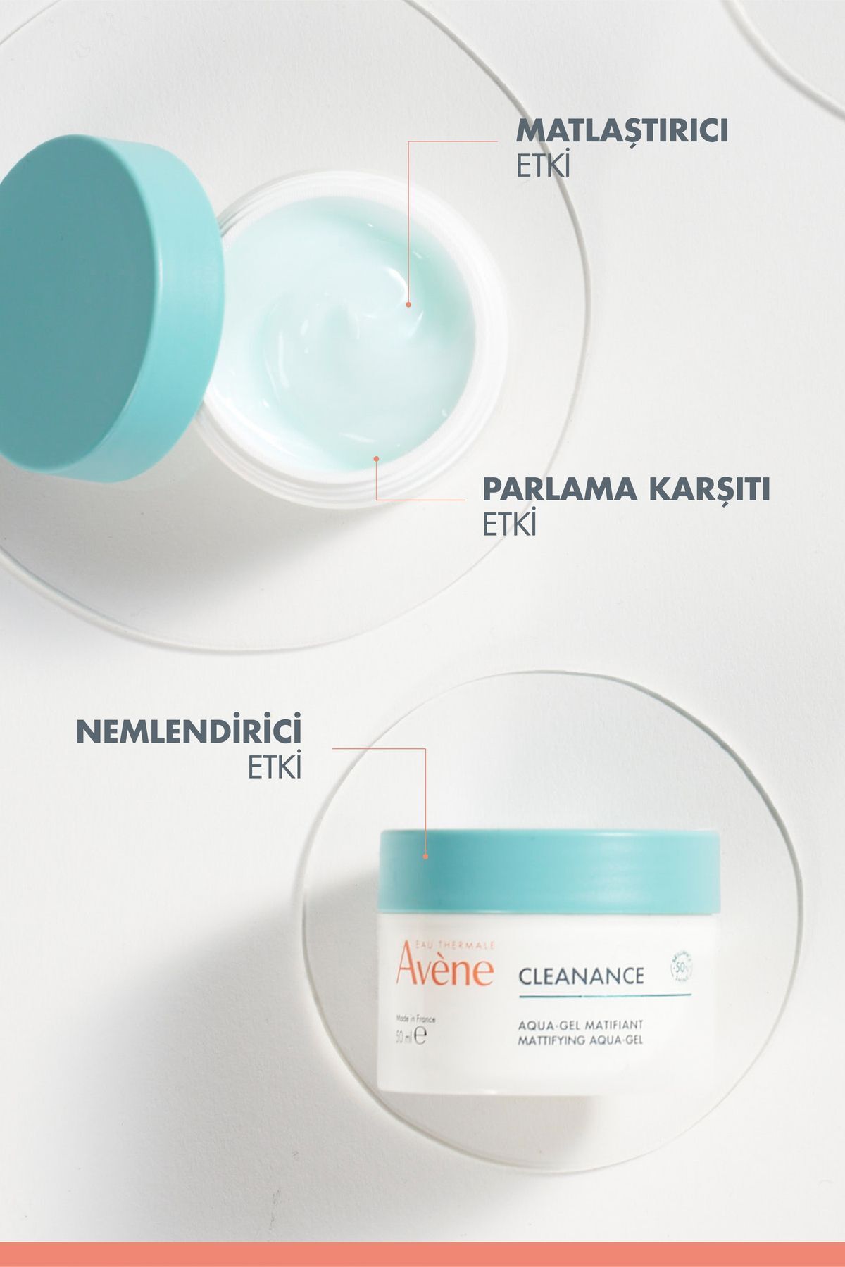 ست مراقبت پوست پاکسازی ژل 50ML + تمیز کردن ماده 200 میل مجموعه Avene
