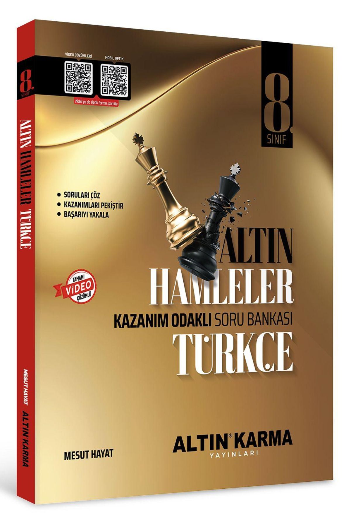 Altın Karma Yayınları 2025 ALTIN KARMA 8.SINIF LGS ALTIN HAMLELER TÜRKÇE KAZANIM ODAKLI SORU BANKASI