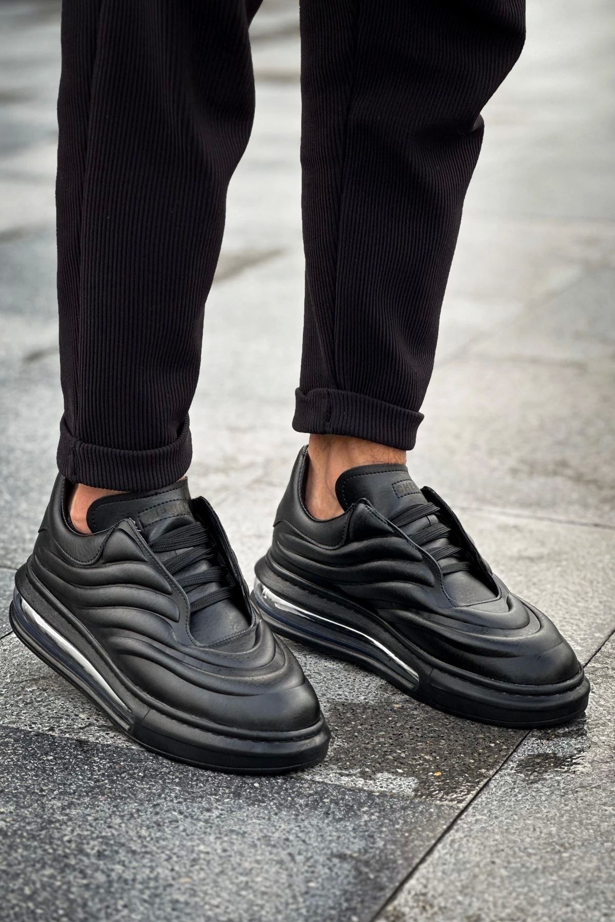 OurStyles CH299 FST Sollıevo Erkek Ayakkabı SIYAH