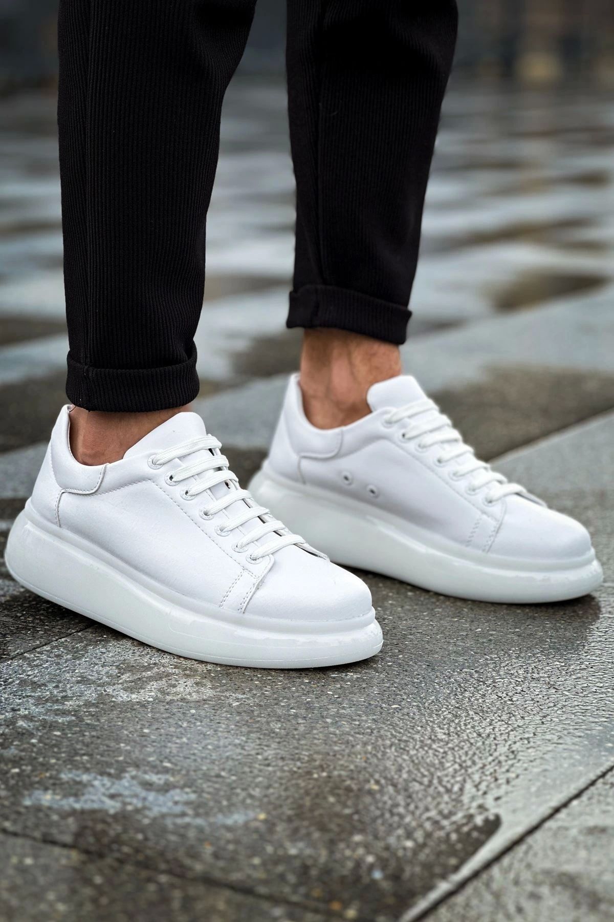 OurStyles CH295 CBT Sollıevo Erkek Ayakkabı BEYAZ