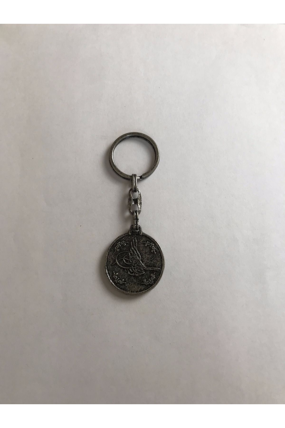 BDTekstil BD TEKSTİL Osmanlı Tuğrası Ottoman Gümüş Renkli Anahtarlık