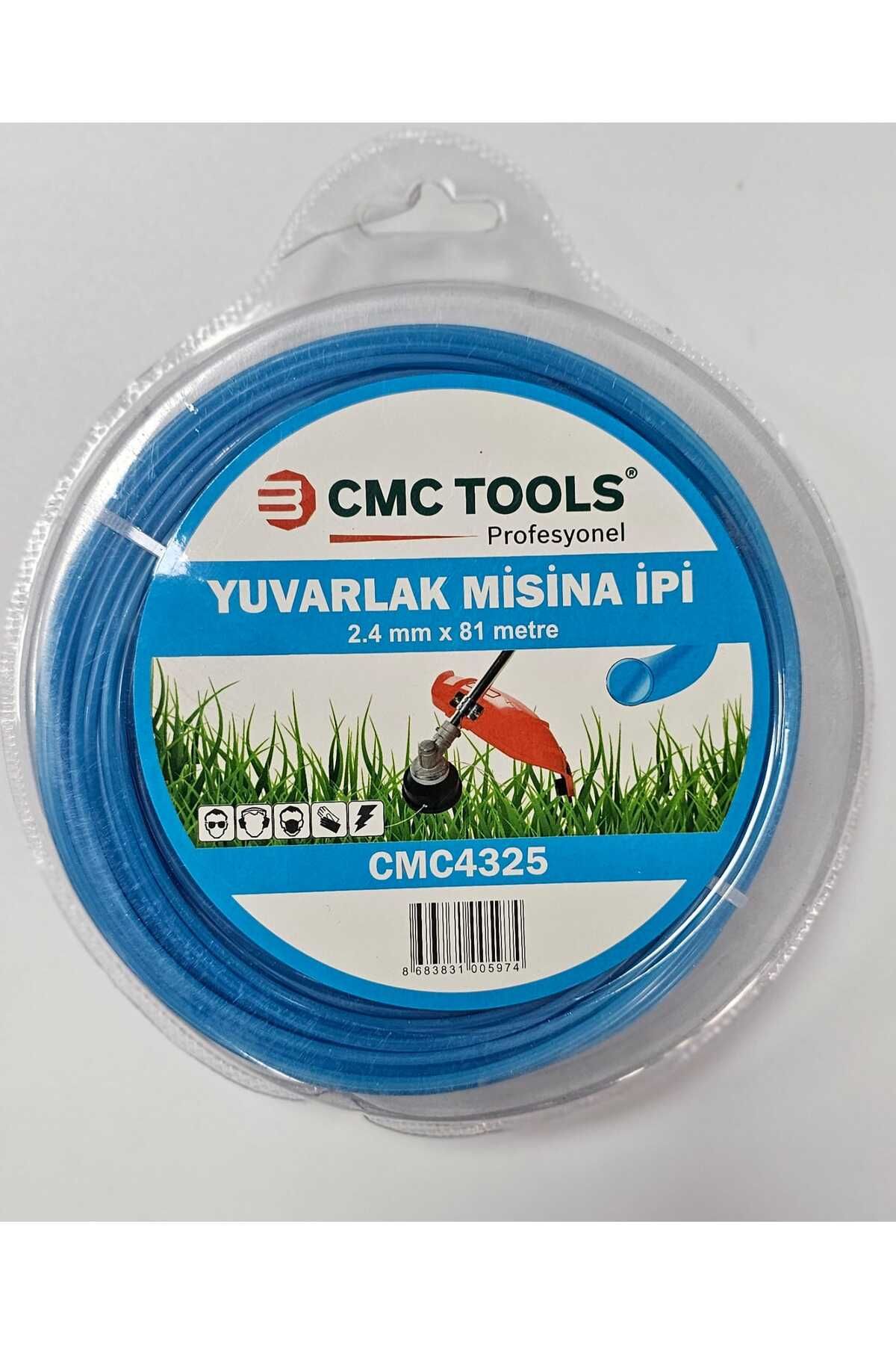 CMC Tools YUVARLAK MİSİNA İPİ 2.4 MM X 81 METRE - ÇİM BİÇME MAKİNESİ MİSİNASI CMC4325