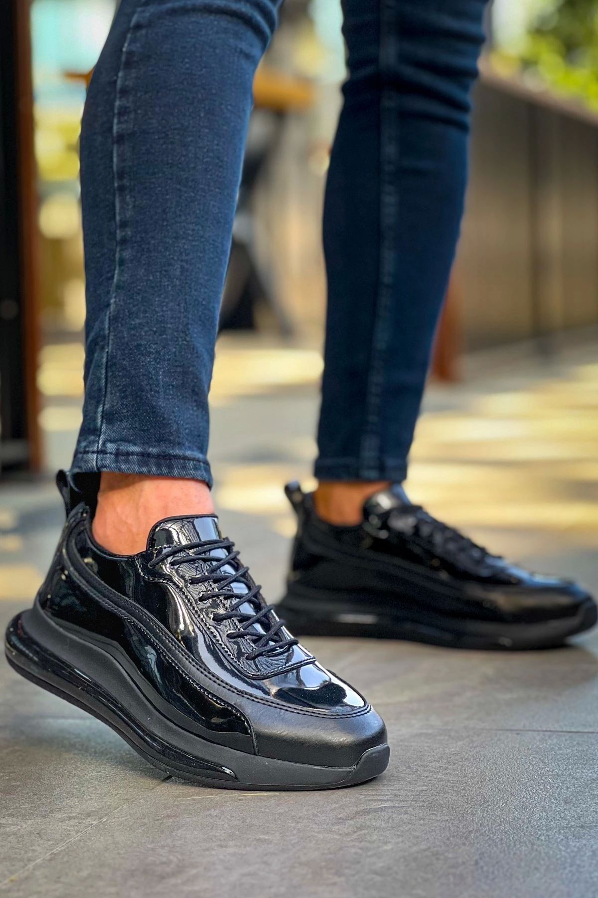 OurStyles CH2419 RST Erkek Ayakakkabı SIYAH