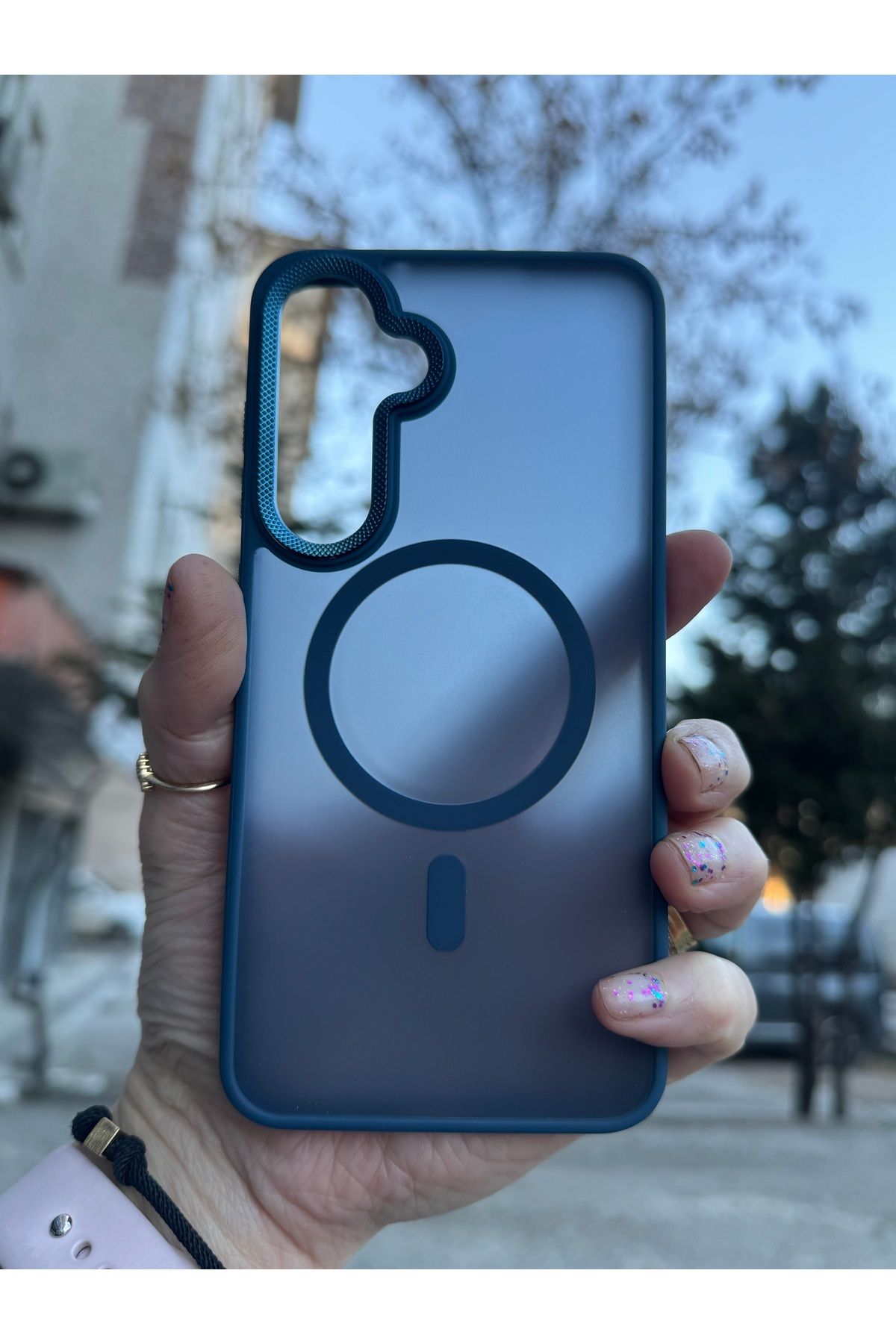 DÜNYA AKSESUAR Samsung Galaxy S24 Fe Mat Darbe Önleyici Tam Koruma Silikon Kılıf