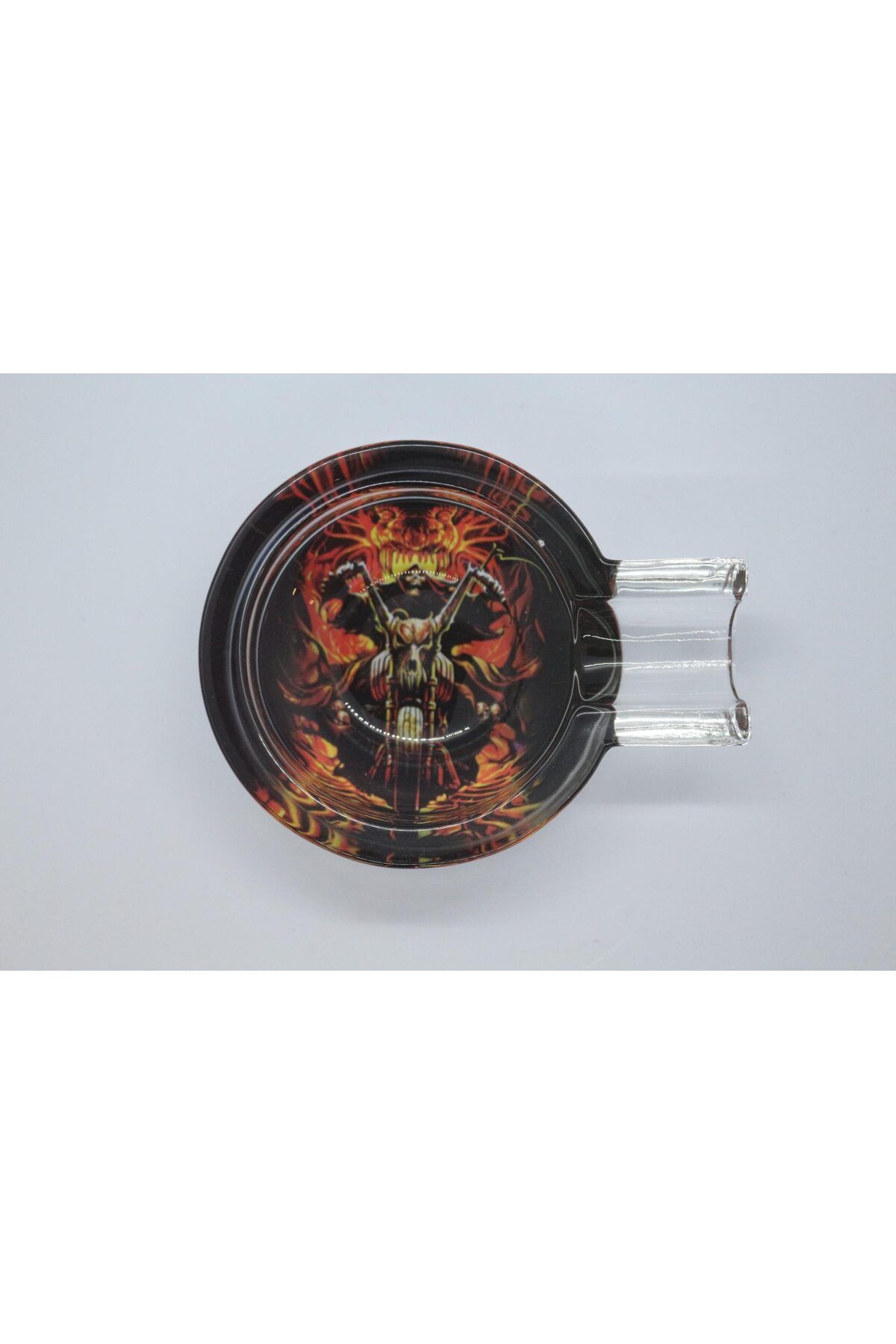 shop CAM KÜLLÜK KURUKAFA TEMALI HEDİYELİK RETRO KÜL TABLASI