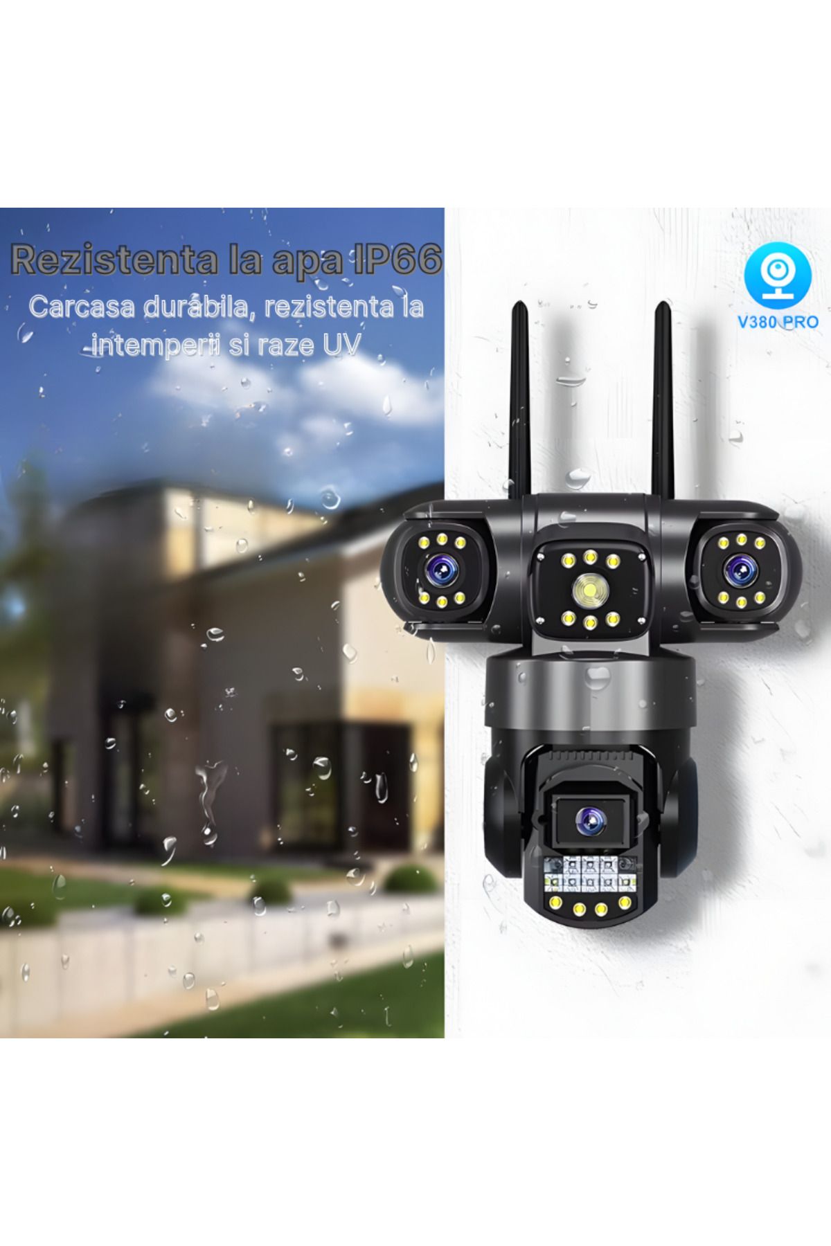 MaGeCa-Surveillance Camera, Wifi, 6mp Full Hd, 3 Simultaneously Monitored Areas, Motion Detection 5