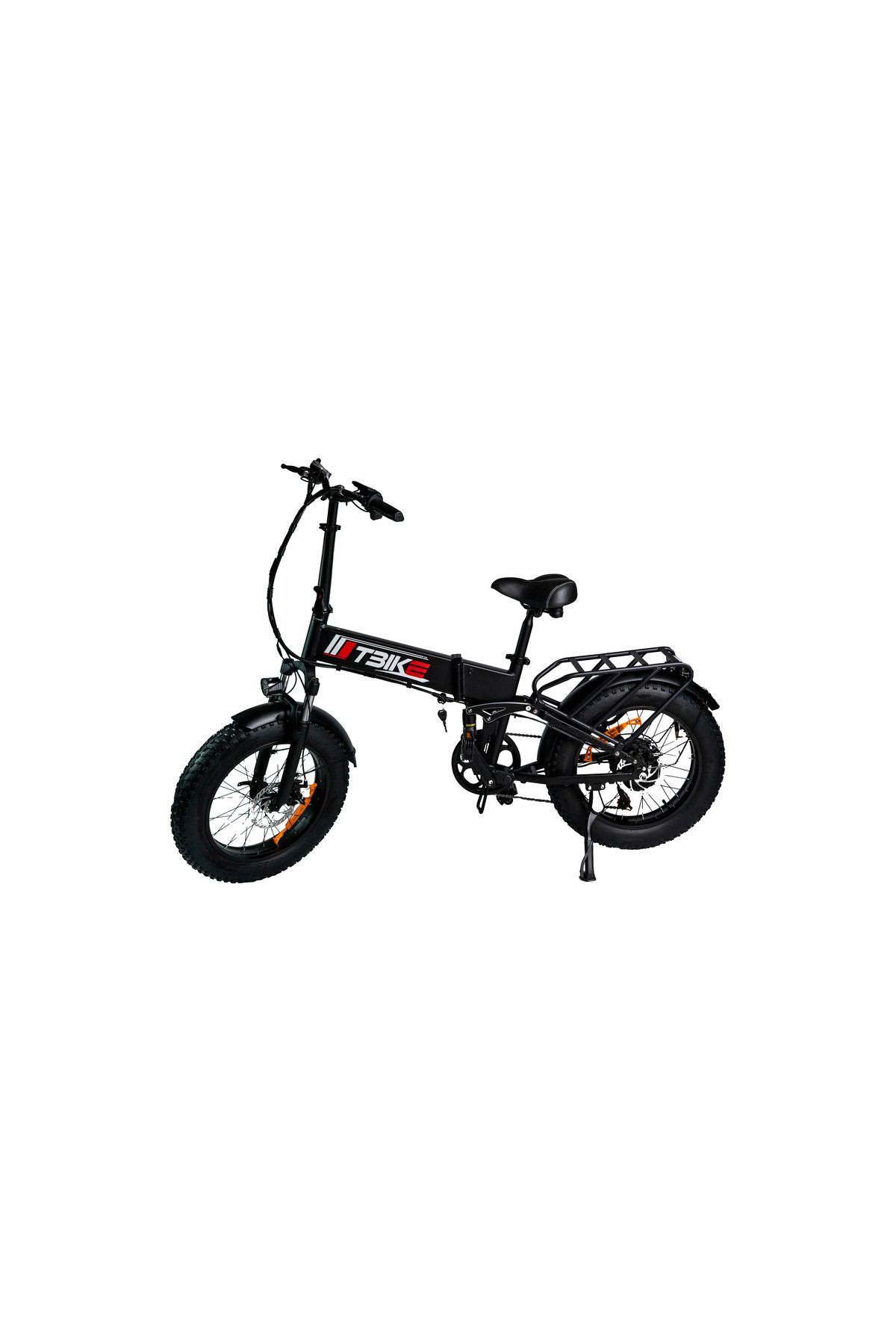 TBIKE T-Bike X5 250W Katlanabilir Elektrikli Bisiklet Siyah-Gri-Turuncu