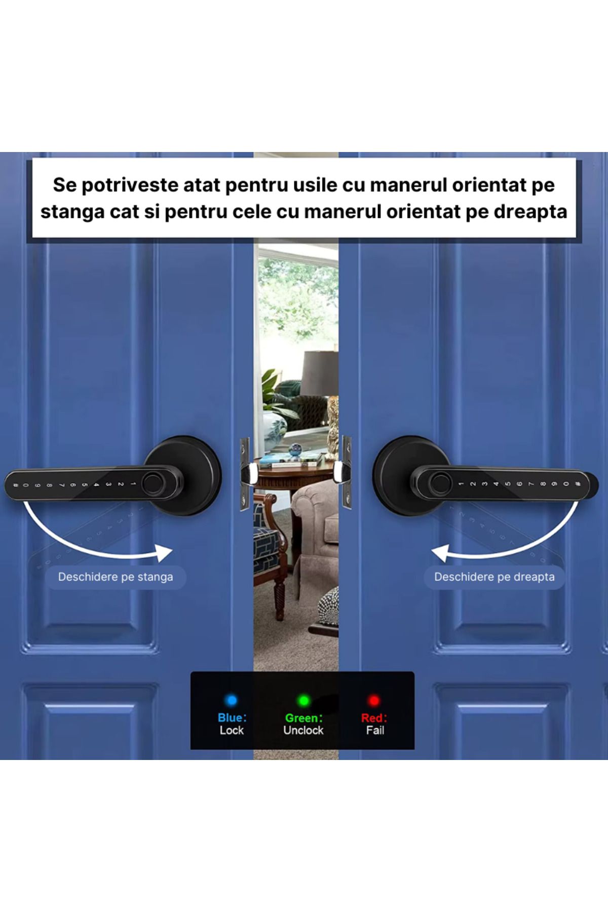MaGeCa-Smart Lock, Remote Control, 5 Access Modes, Tuya App 5