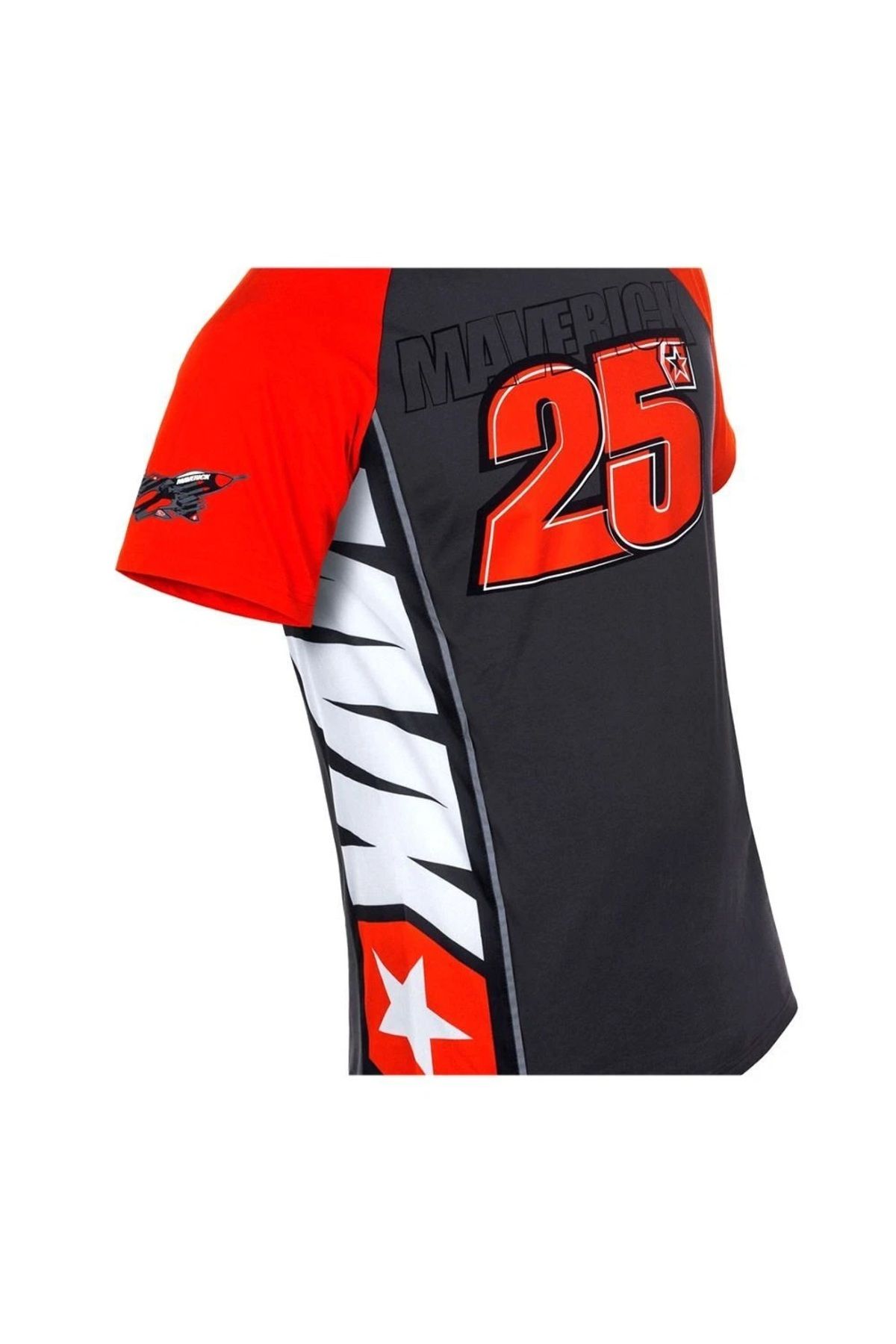 Yamaha MAVERICK 25 GRİ KIRMIZI MOTORCU MOTOSİKLET TSHIRT