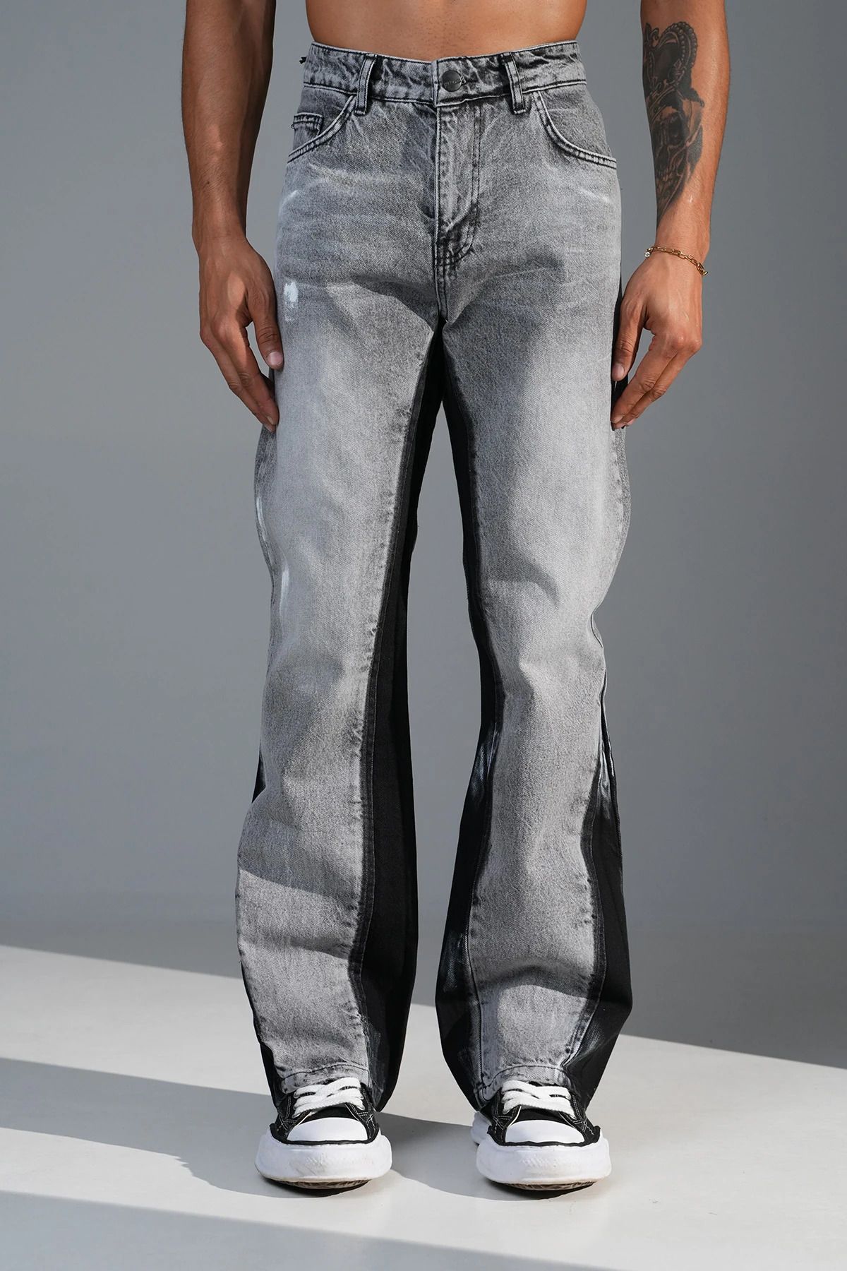 İkao Regular Fit Flare Kot Pantolon