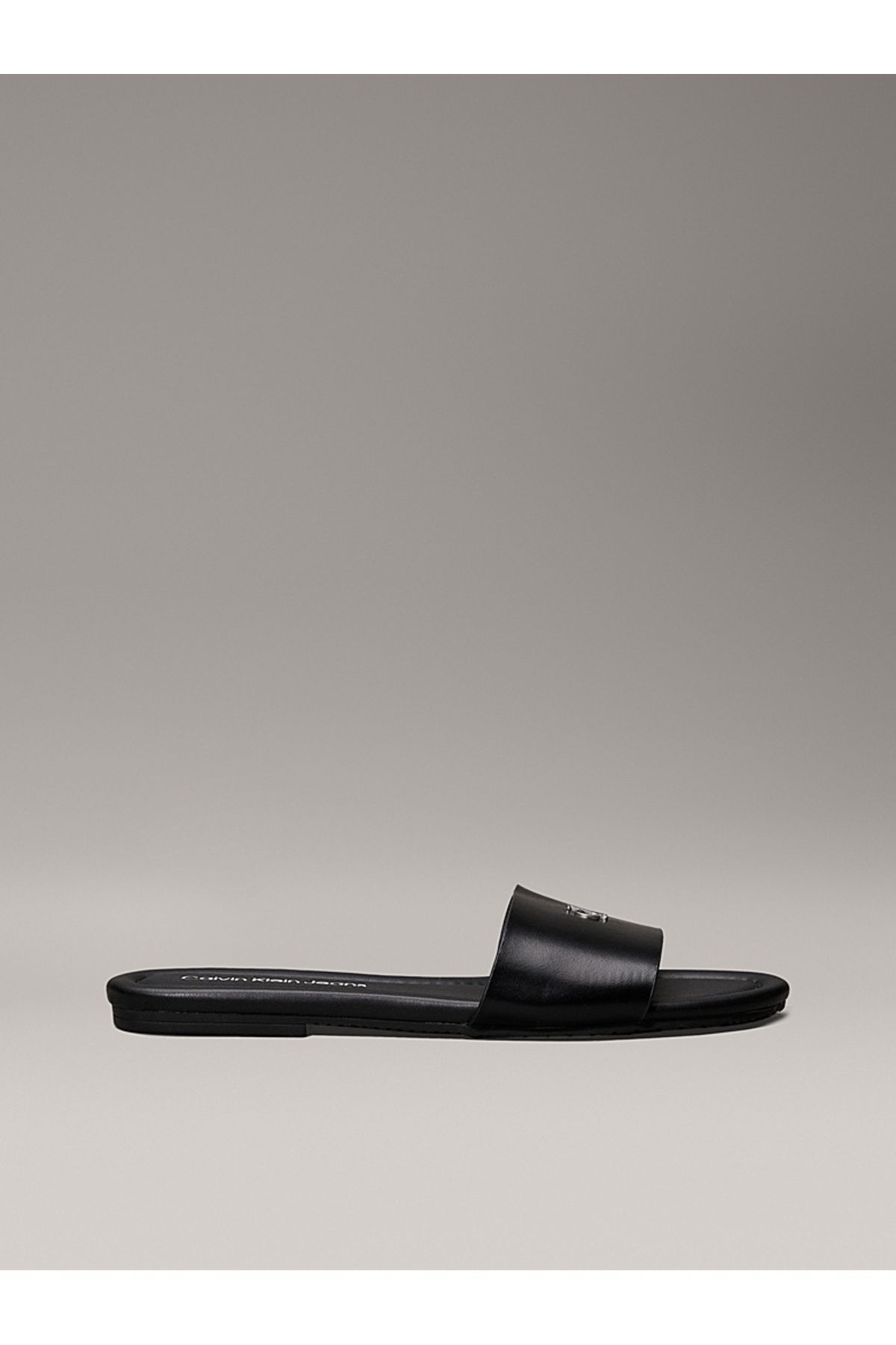 Calvin Klein Faux Leather Sliders