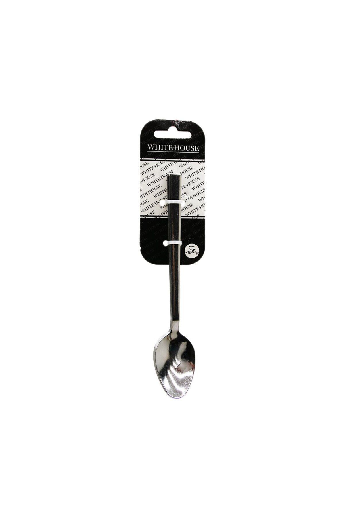 Emperium 6 PARÇA EKO ÇUBUK SADE METAL TATLI KAŞIK 2MM (5122)