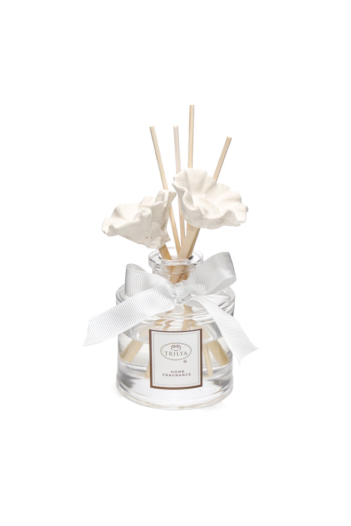 Trilya 100 ml Seramik Taşlı Bambu Çubuklu Citrus Yasemin Oda Kokusu