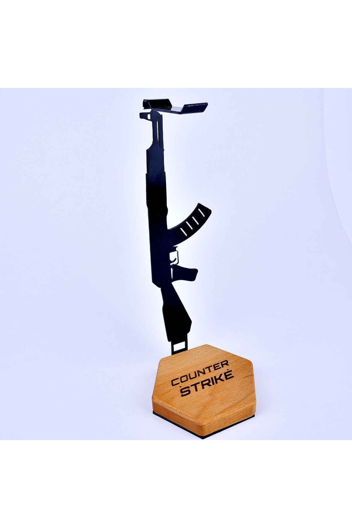 Arya Gamer Zone Oyuncular İçin Counter Strike AK-47 Temalı Kulaklık Standı - Kişiselleştirilebilir Gamer