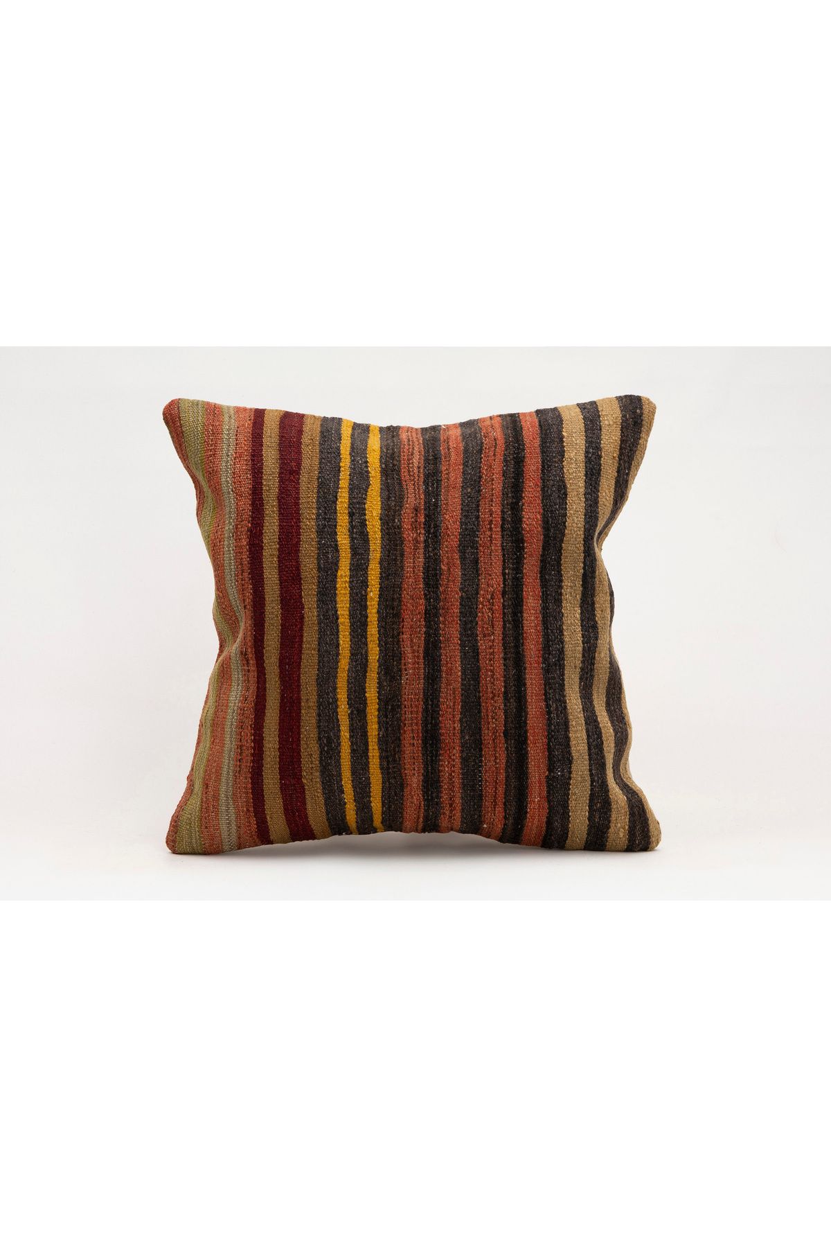Kilim Whole Sale El Yapımı Kilim'den Yapılmış Vintage Kırlent Kılıfı, Yün, 40x40 Cm