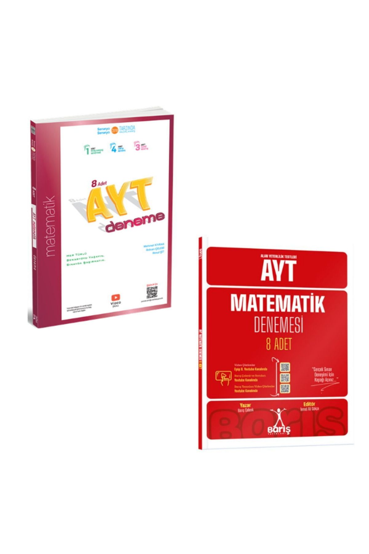 Marsis Yayınları 2025 Üçdörtbeş AYT Matematik Branş ve Barış AYT Matematik Denemeleri