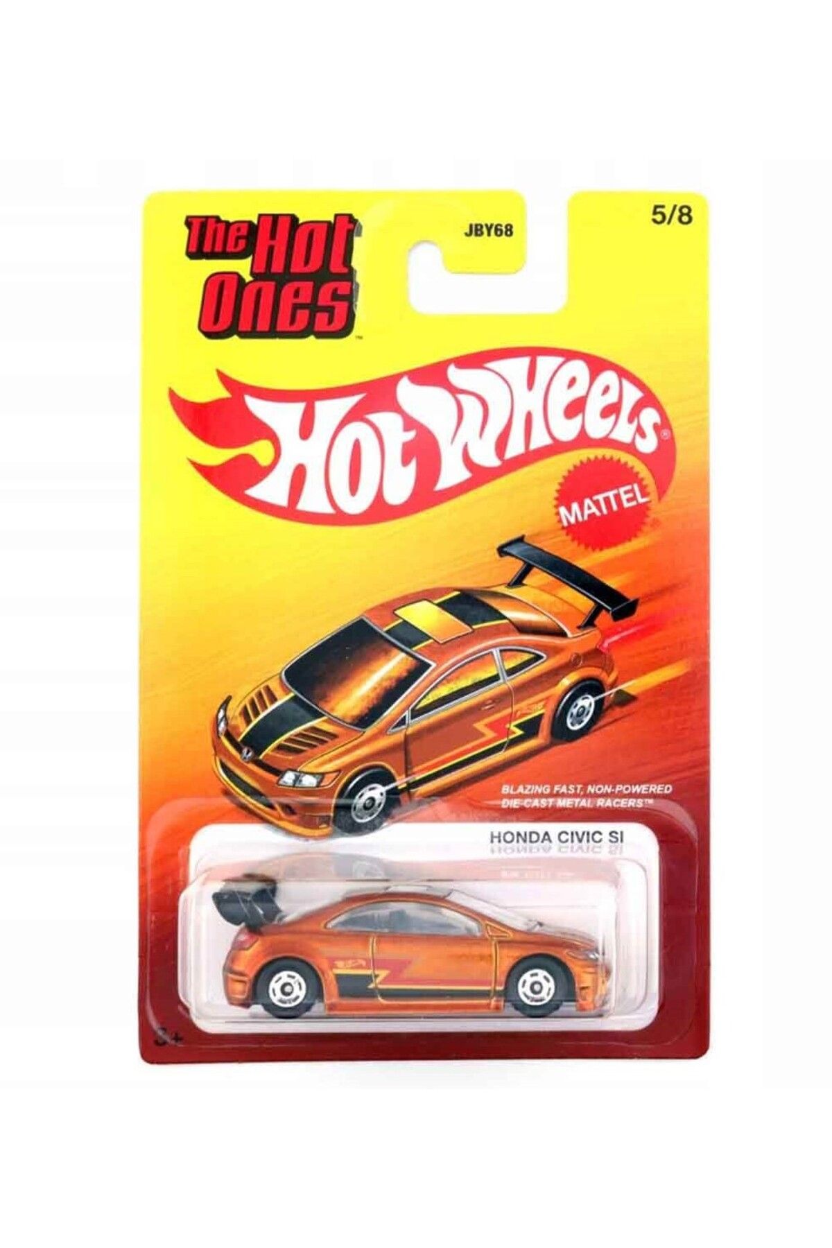 HOT WHEELS The Hot Ones Die Cast Tekli Arabalar Jby73 Honda Civic Si