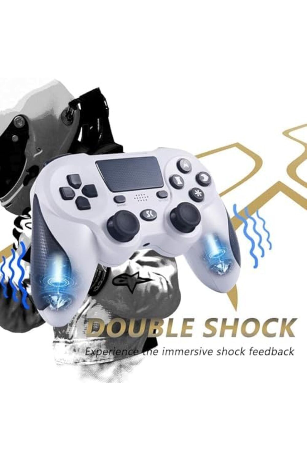 X LOT-Controller for PS4, Wireless GamePad for Sony Playstation 4 Pro/Slim/PC, 6-axis Game Remote Joystick 5