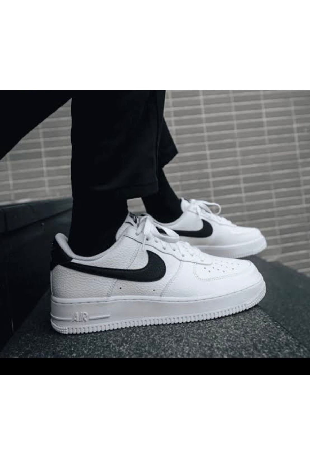 Nike Beyaz Nike Air Force 1 ''Iconic Details'' (GS) Spor Ayakkabı