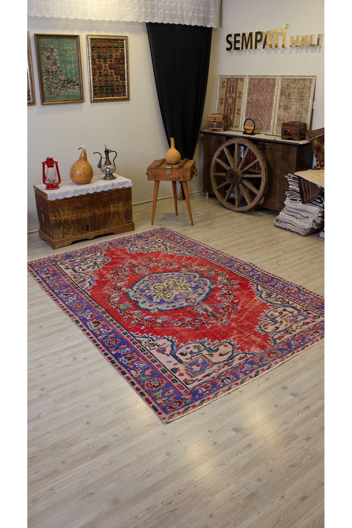 Sempati halı Boho Stilde El Dokuma Halı 164x239 cm 10502