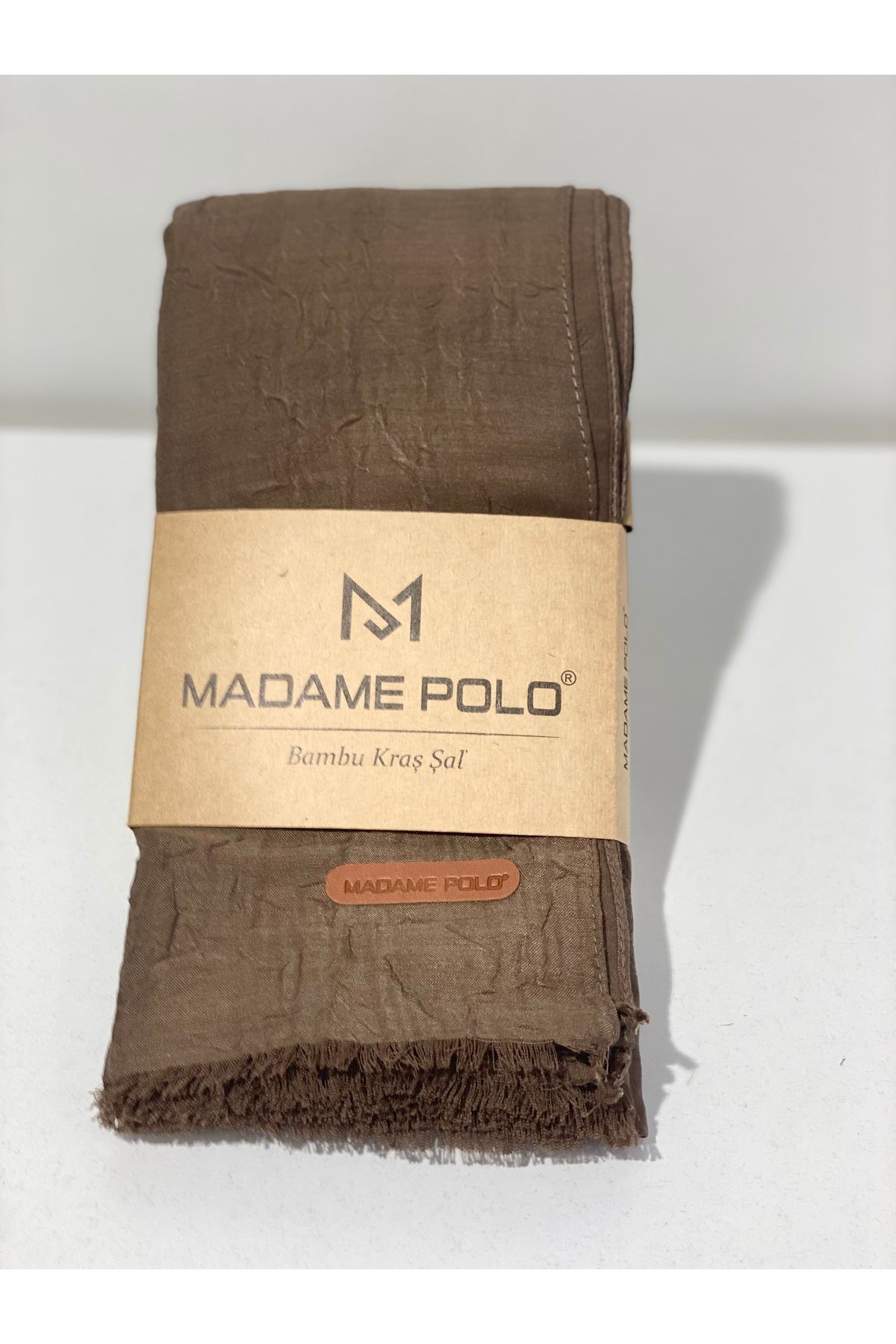 Perla Scarf & More Bambu Kıraş Şal Kahve