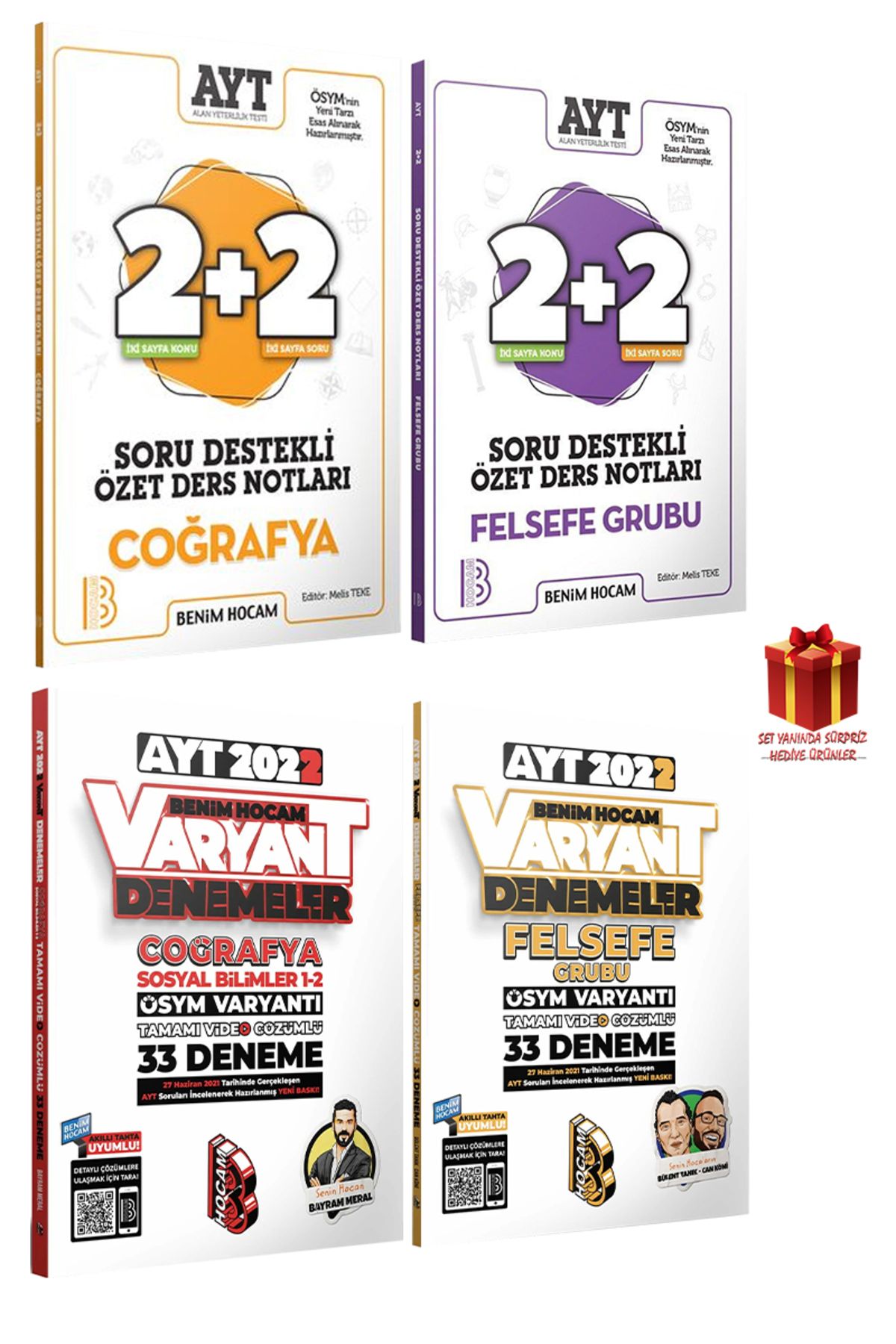 Panem Yayınları AYT Coğrafya-Felsefe Ders Notları-33 Deneme+Hediye