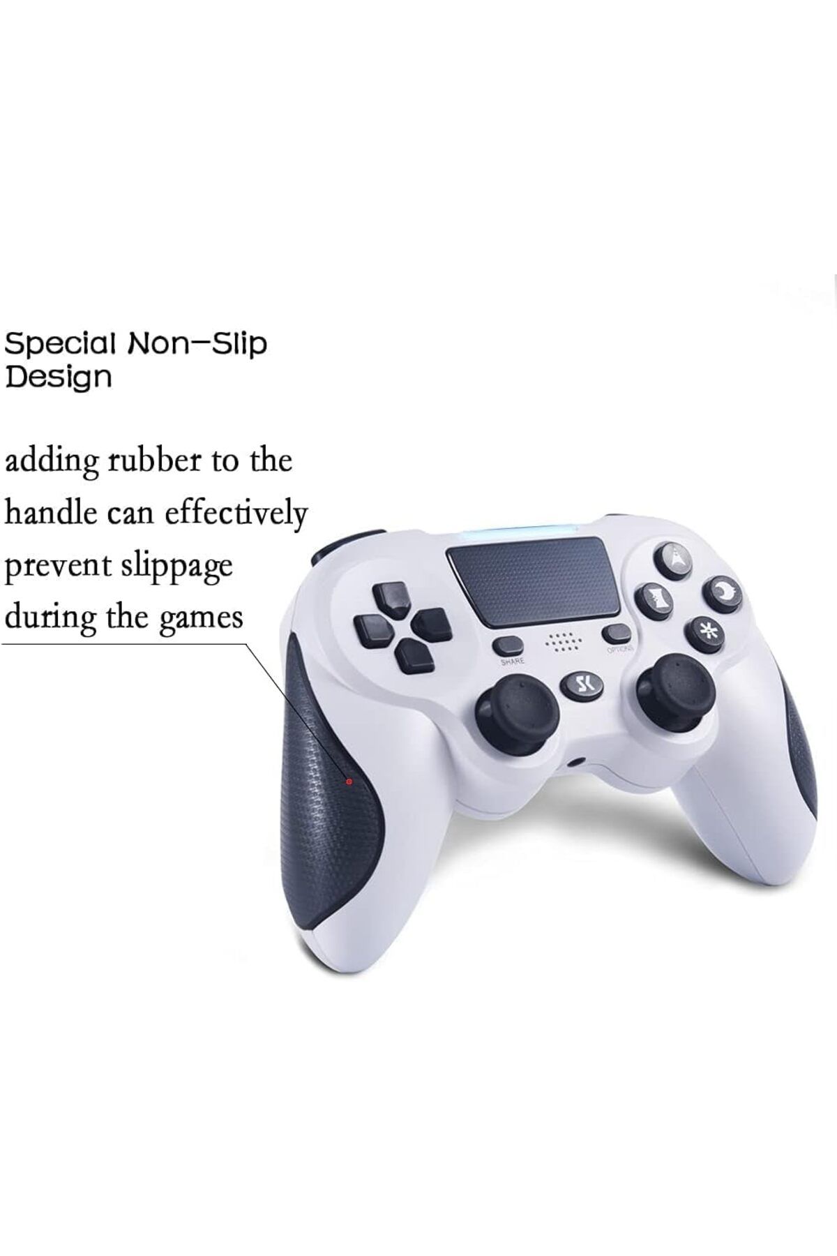 X LOT-Controller for PS4, Wireless GamePad for Sony Playstation 4 Pro/Slim/PC, 6-axis Game Remote Joystick 4