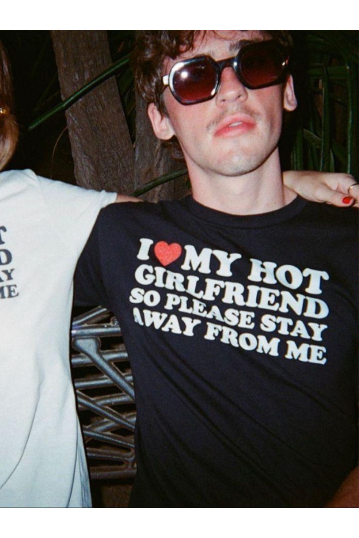 DEEFWEAR DREICH I LOVE MY BOYFRIEND/ GIRLFRIEND BASKILI TSHIRT