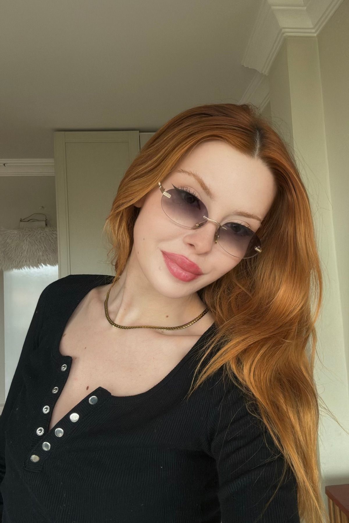 FALAN EYEWEAR Elarin Kadın Güneş Gözlüğü yeşil degrade