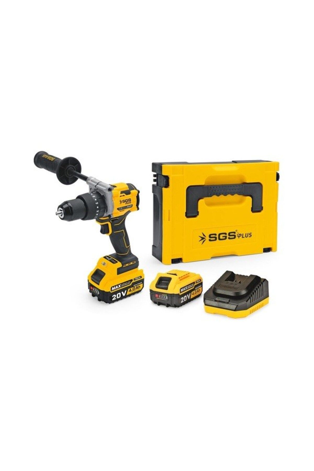 SGS 5533 20 Volt 4 Amper Akü 130 Nm Akülü Darbeli 3 Fonksiyonlu Profesyonel Matkap
