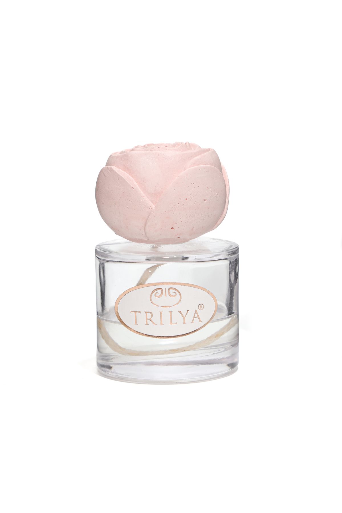 Trilya 100 ml Pembe Seramik Taşlı Gül Baharı Oda Kokusu