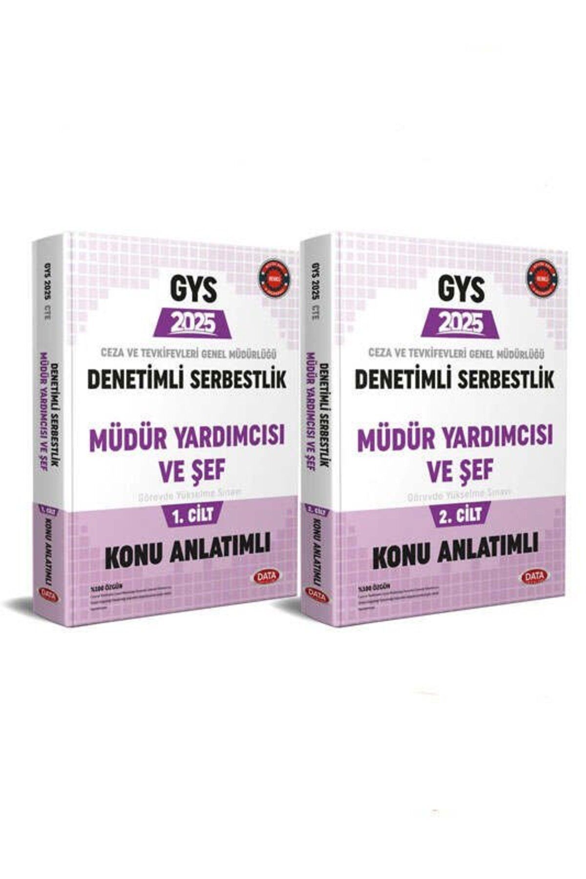 Anla Kazan Yayınları Data Yayınları 2025 GYS Ceza ve Tevkifevleri Denetimli Serbestlik Müdür Yardımcılığı Şeflik Konuı A