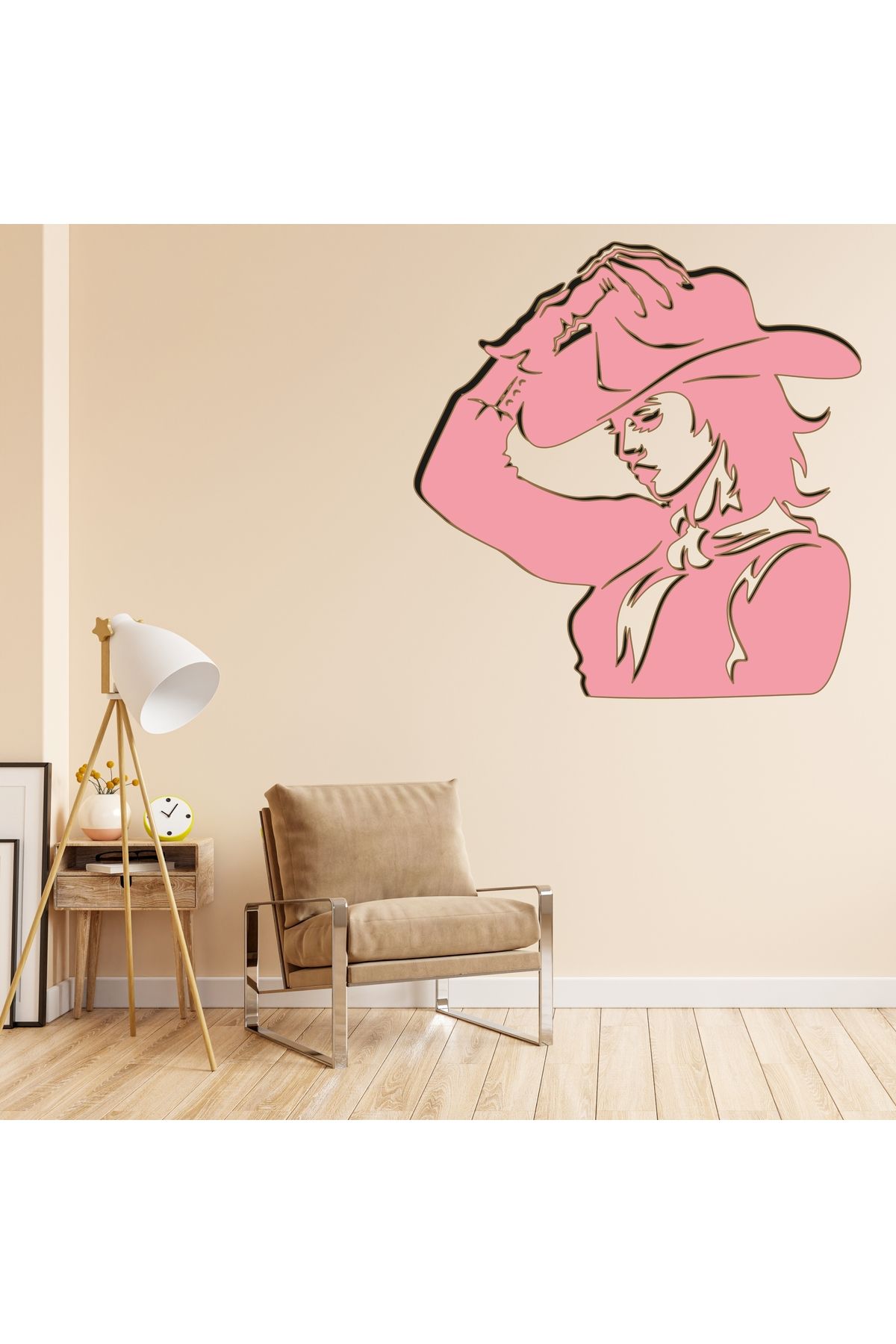 Grand Fine Art Parça Renkli MDF Tablo Kovgirl