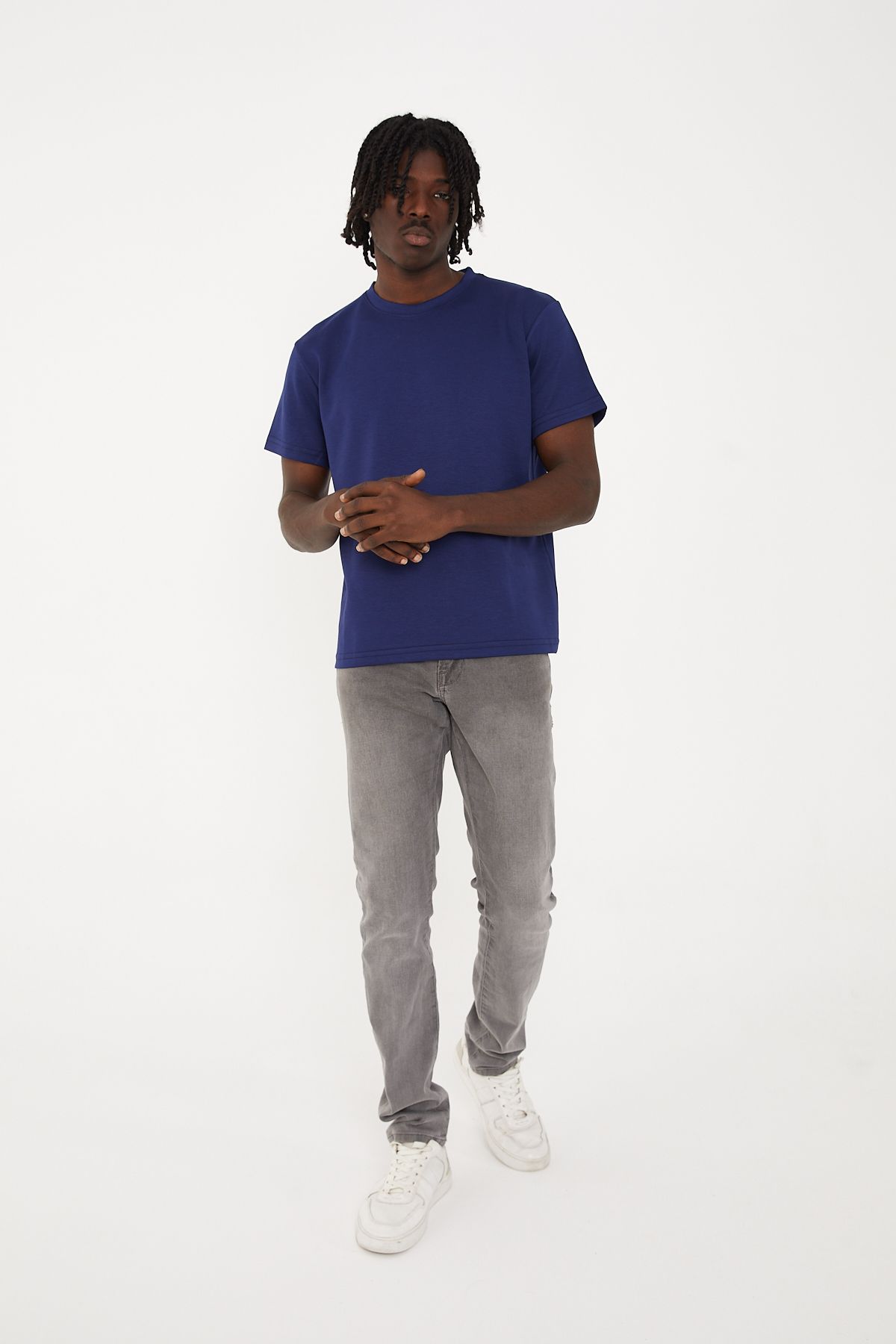 Pavotti Erkek T-shirt Modal Kumaş Regular Kesim