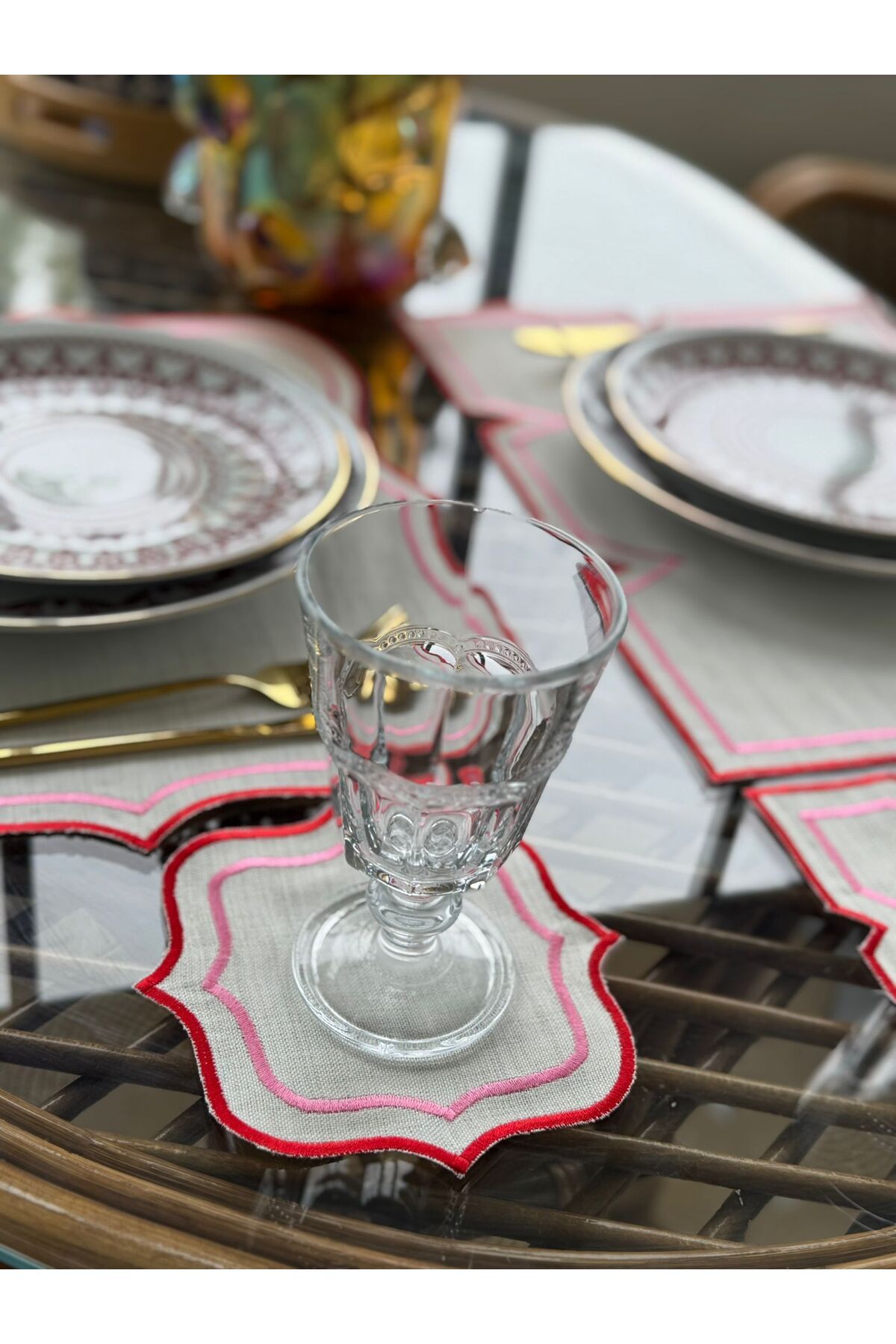 Hellu Home Bardak Altlığı Punto Model 2 Adet