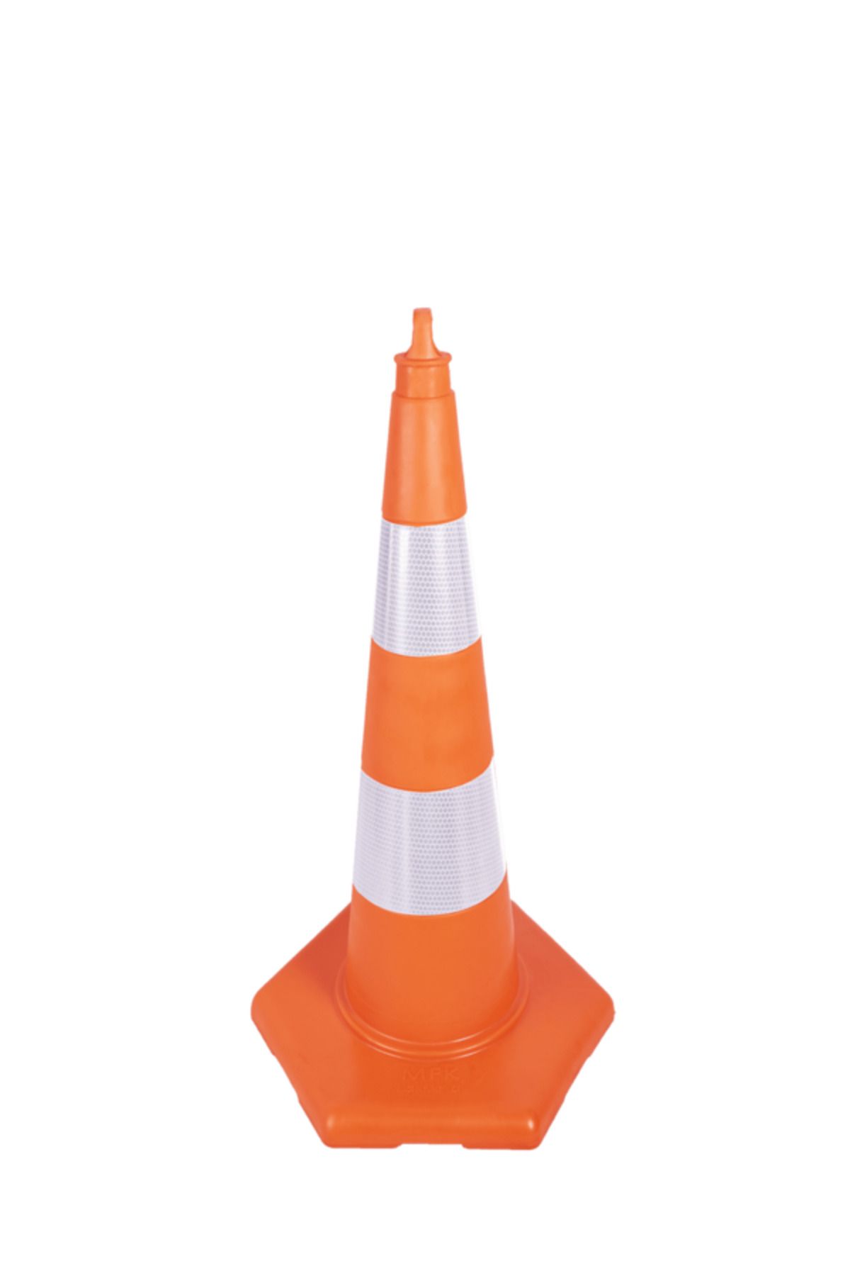 Mfk 3275E 750mm Kırılmaz Trafik Konisi 1,5kg Çift Reflektifli