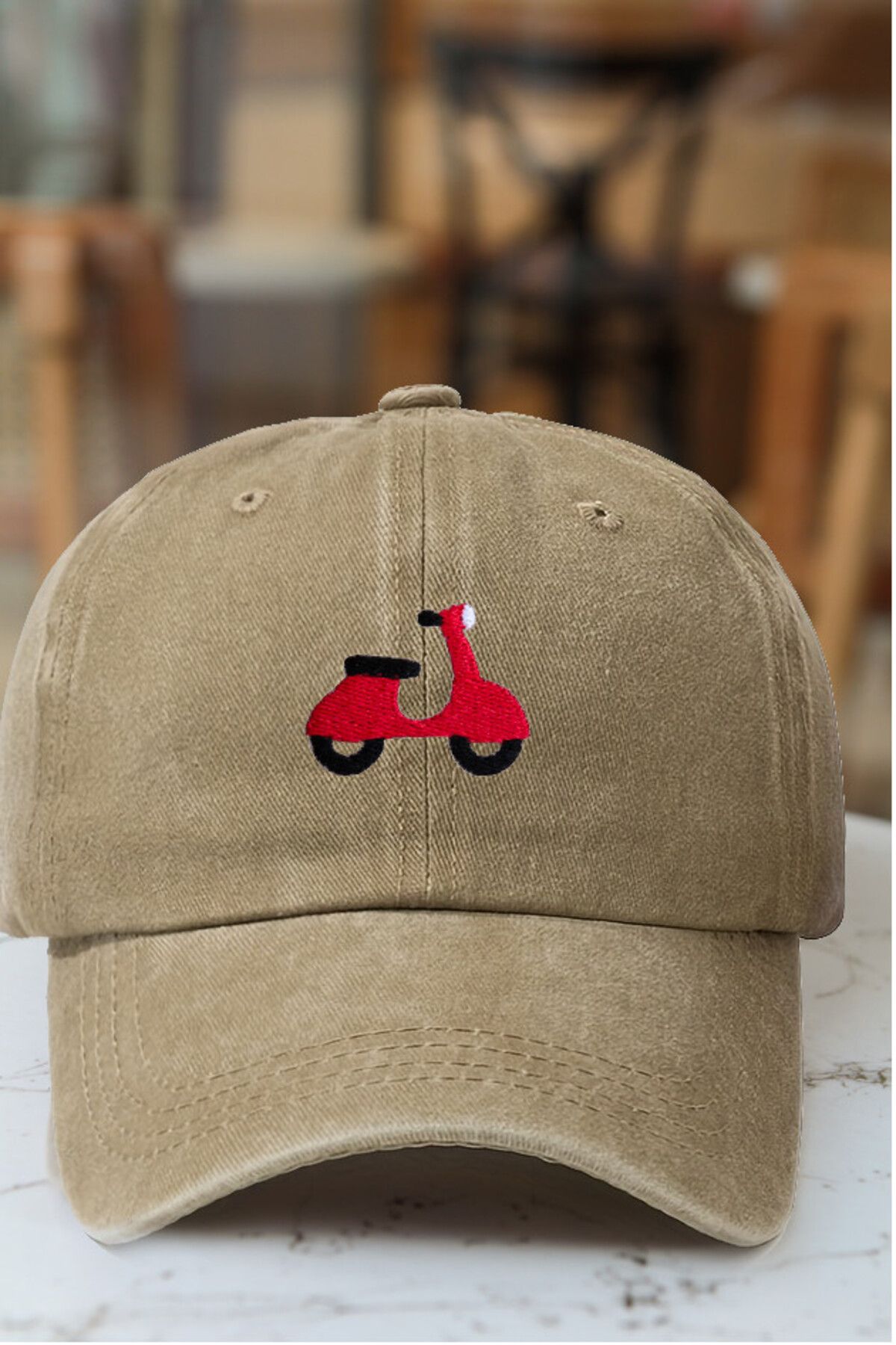 CAP BROS SCOOTER NAKIŞLI ESKİTME KEP ŞAPKA