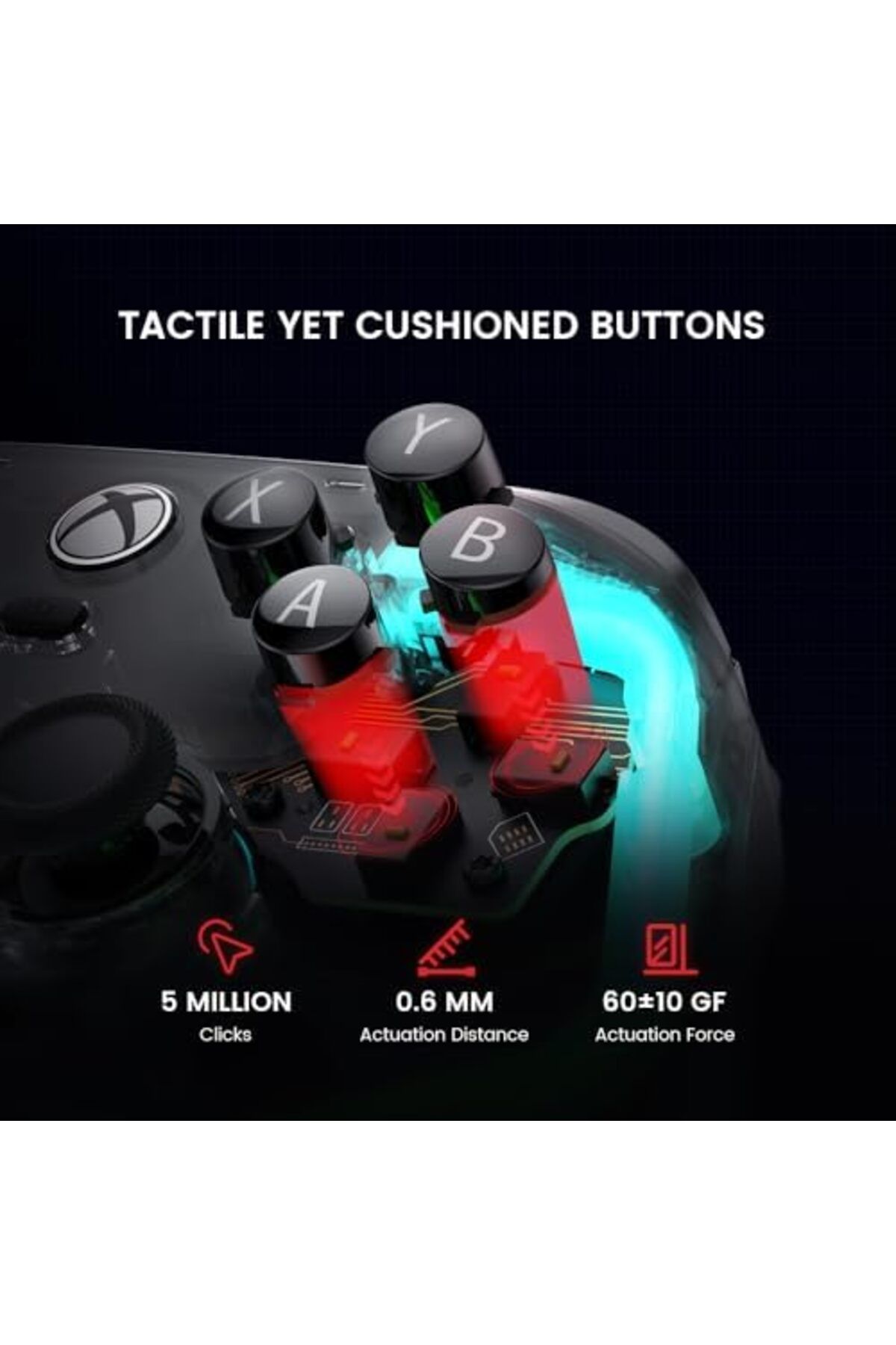 GameSir-وحدة تحكم سلكية Kaleid من GameSir لأجهزة Xbox Series X|S وXbox One وWindows 10/11 وSteam 4
