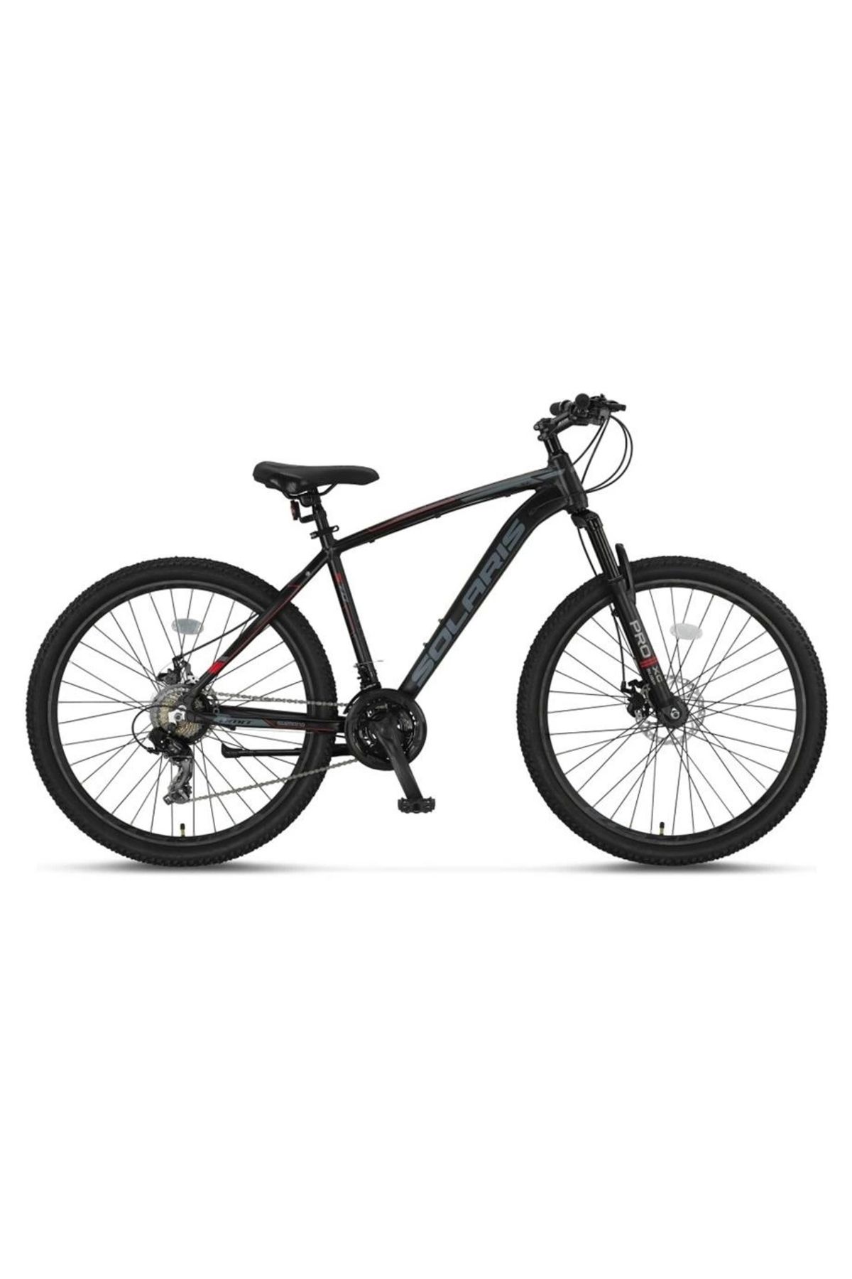 Ümit ÜMİT 2751 SOLARIS-M-2D ERKEK DAĞ BİSİKLETİ 460H 26 JANT 21 VİTES SİYAH KIRMIZI