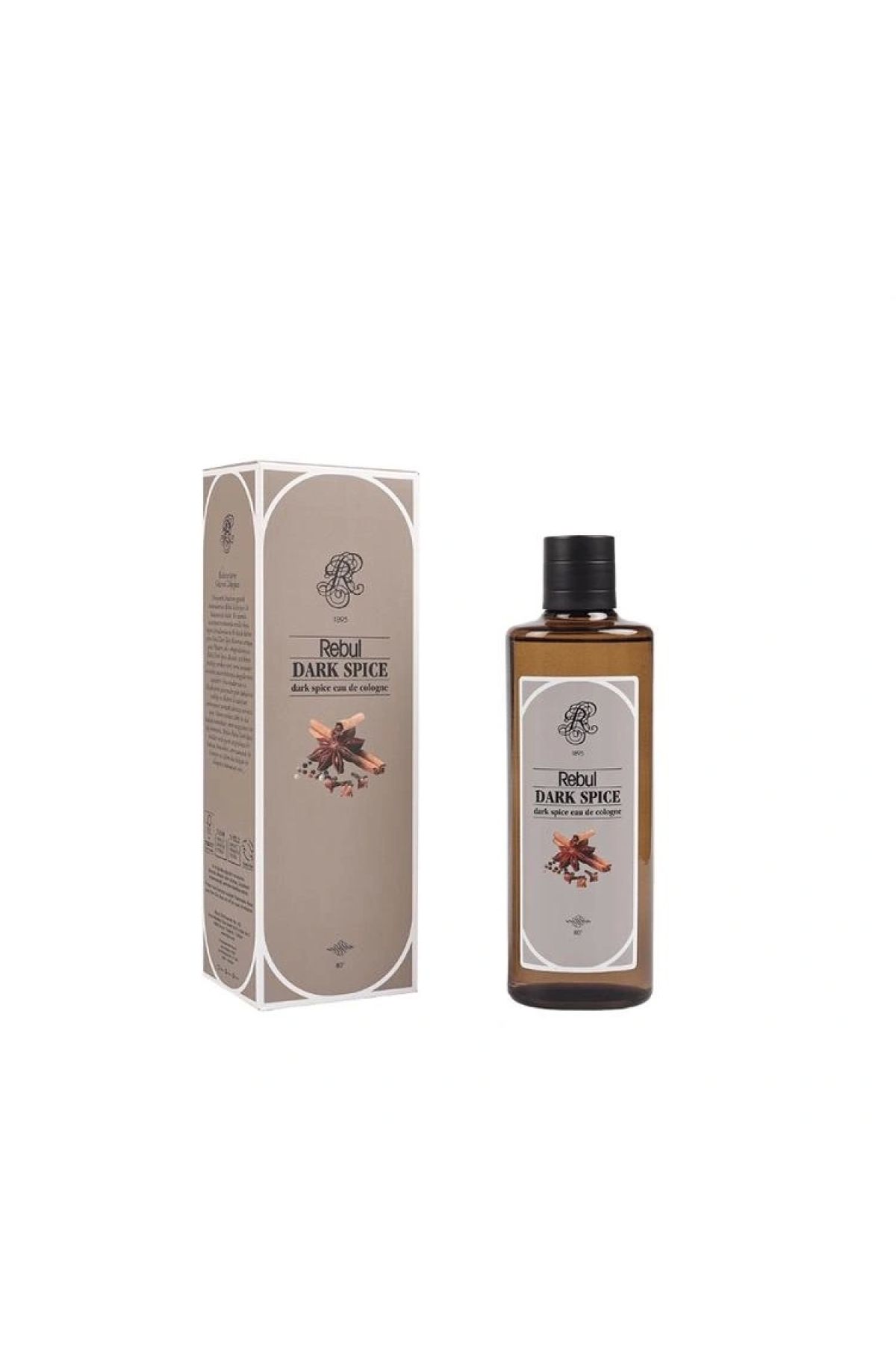 Rebul Dark Spıce Cam Şişe Kolonya 80 Derece 250ml.