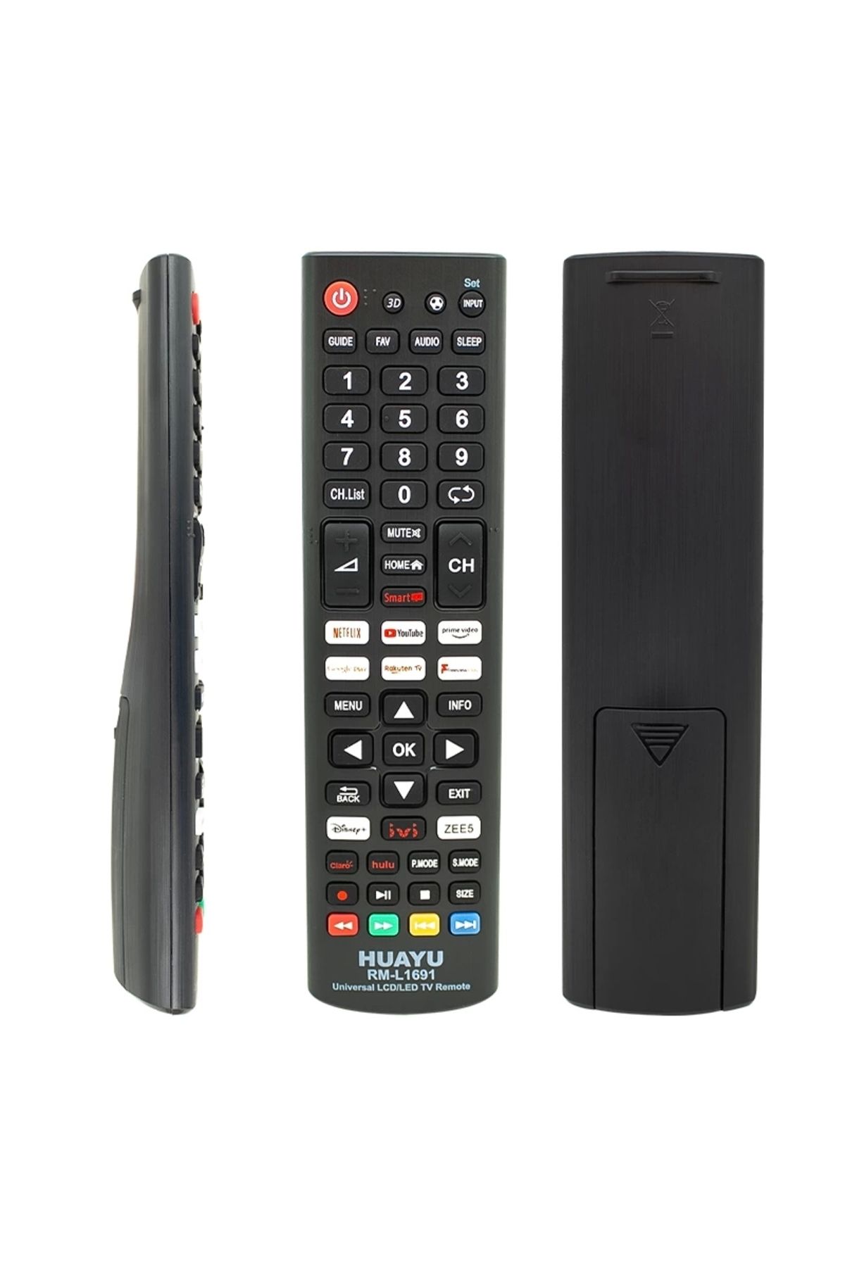 CENEN Huayu Kl Rm-l1691 Netflıx-youtube-google Play Tuşlu Unıversal Lcd Led Tv Kumanda