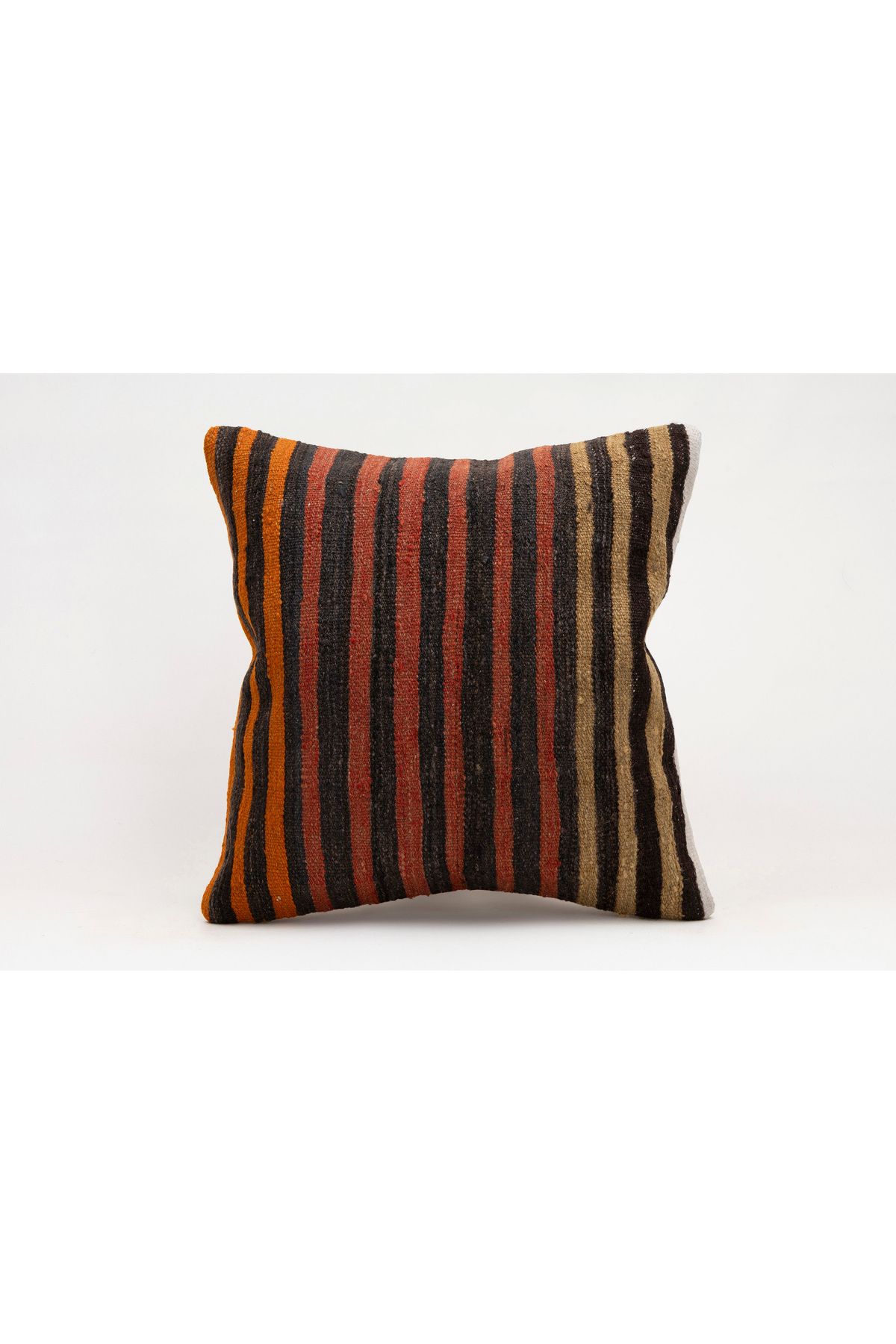 Kilim Whole Sale El Yapımı Kilim'den Yapılmış Vintage Kırlent Kılıfı, Yün, 40x40 Cm