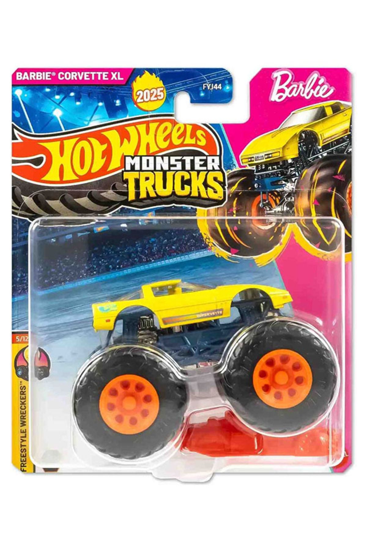 HOT WHEELS Monster Trucks Barbie Corvette XL (1/64)