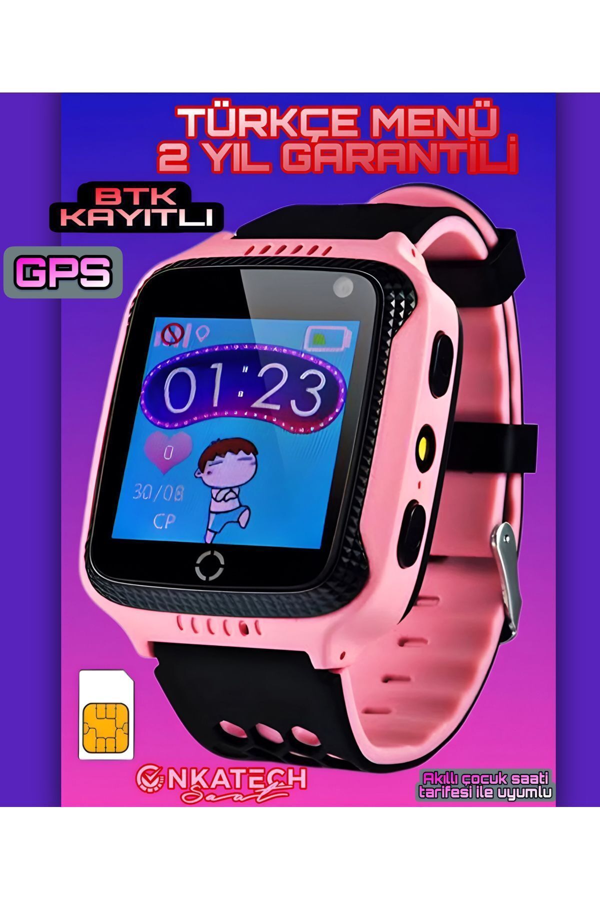 Intermax Smart V1 Akıllı Çocuk Takip Saati-gps + Lbs