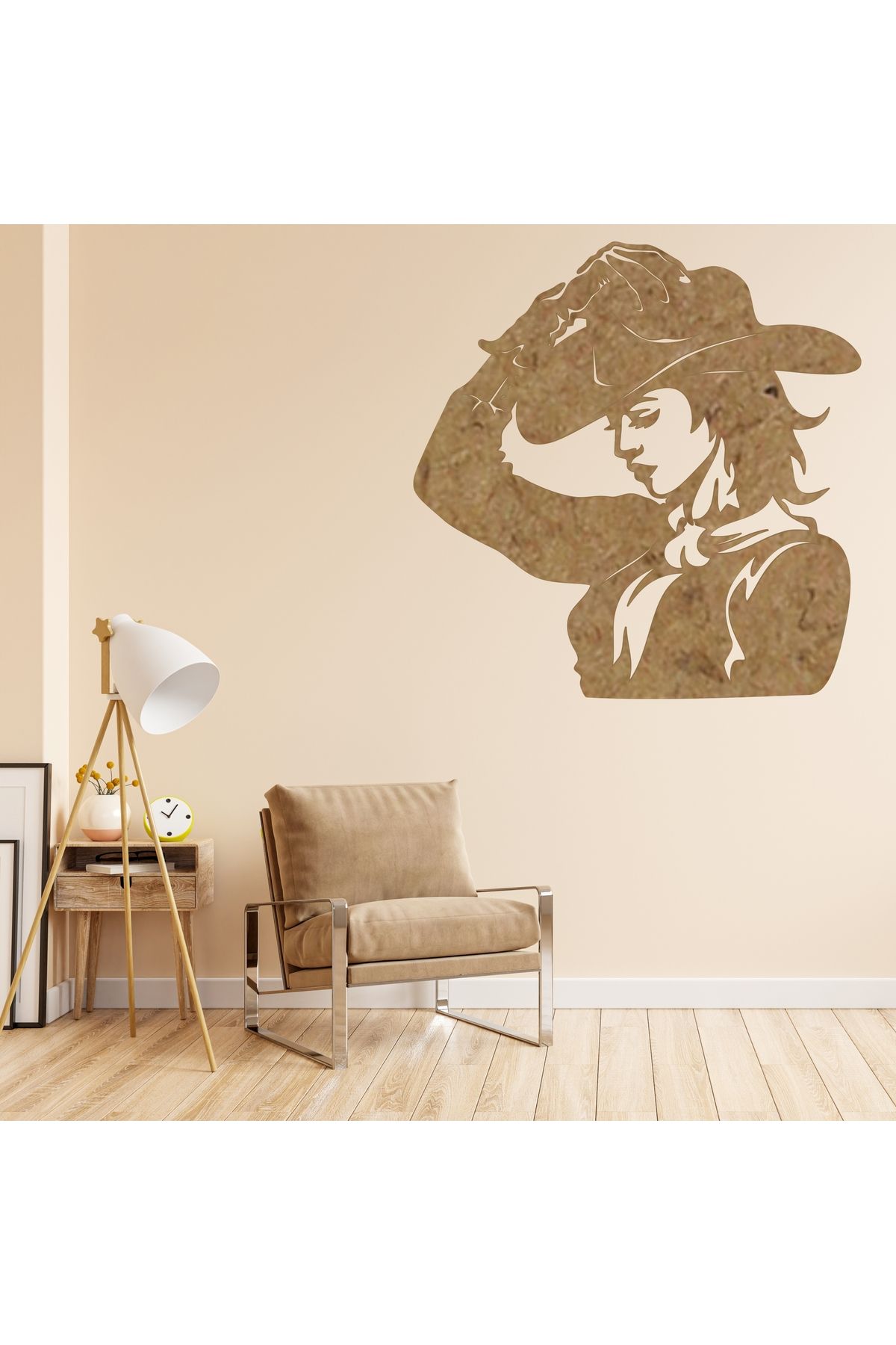 Grand Fine Art Parça Renkli MDF Tablo Kovgirl