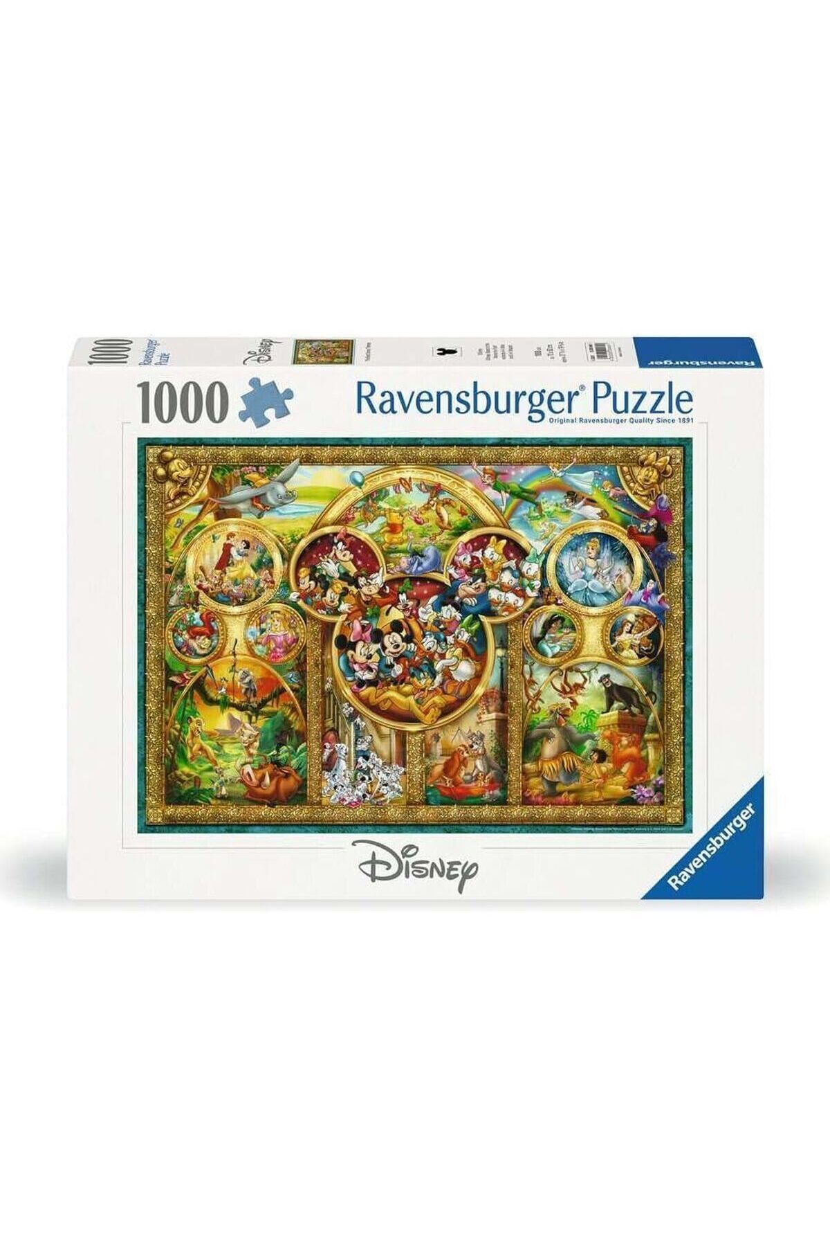 RAVENSBURGER 12000469 En Güzel Disney Teması 1000 parça Ravensburger Puzzle