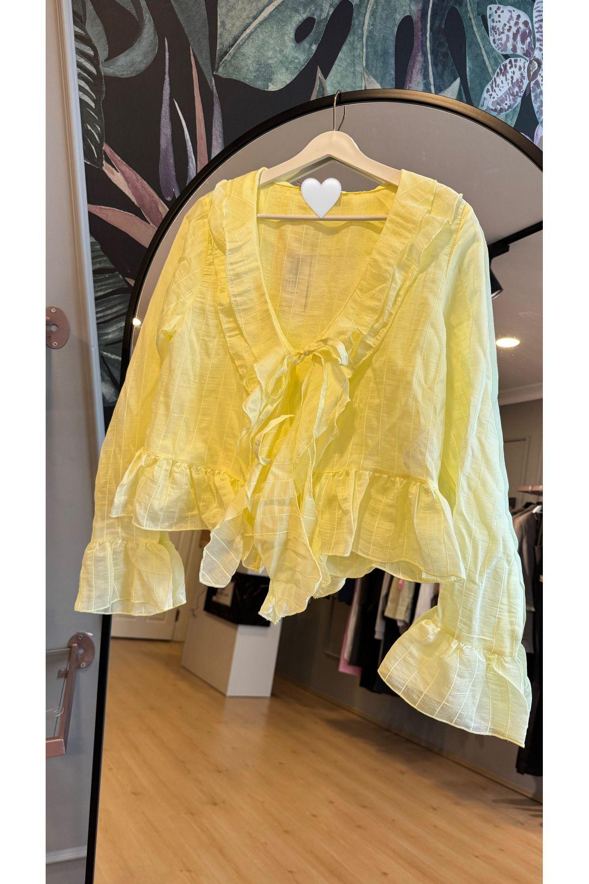 Büşra Butik Sarı Gömlek