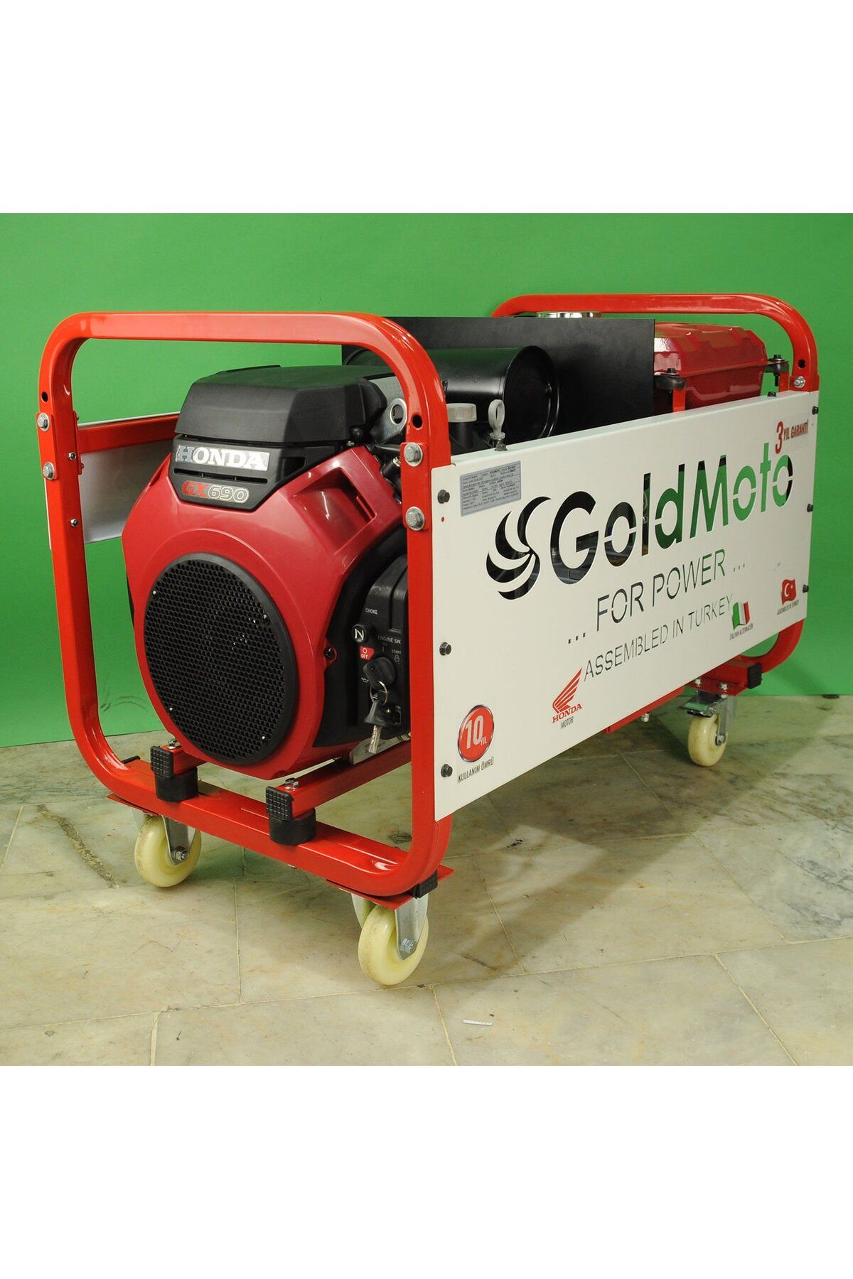 gold moto Pensa Jeneratör PM16BJH Benzinli Jeneratör 16kVA Monofaze Marşlı