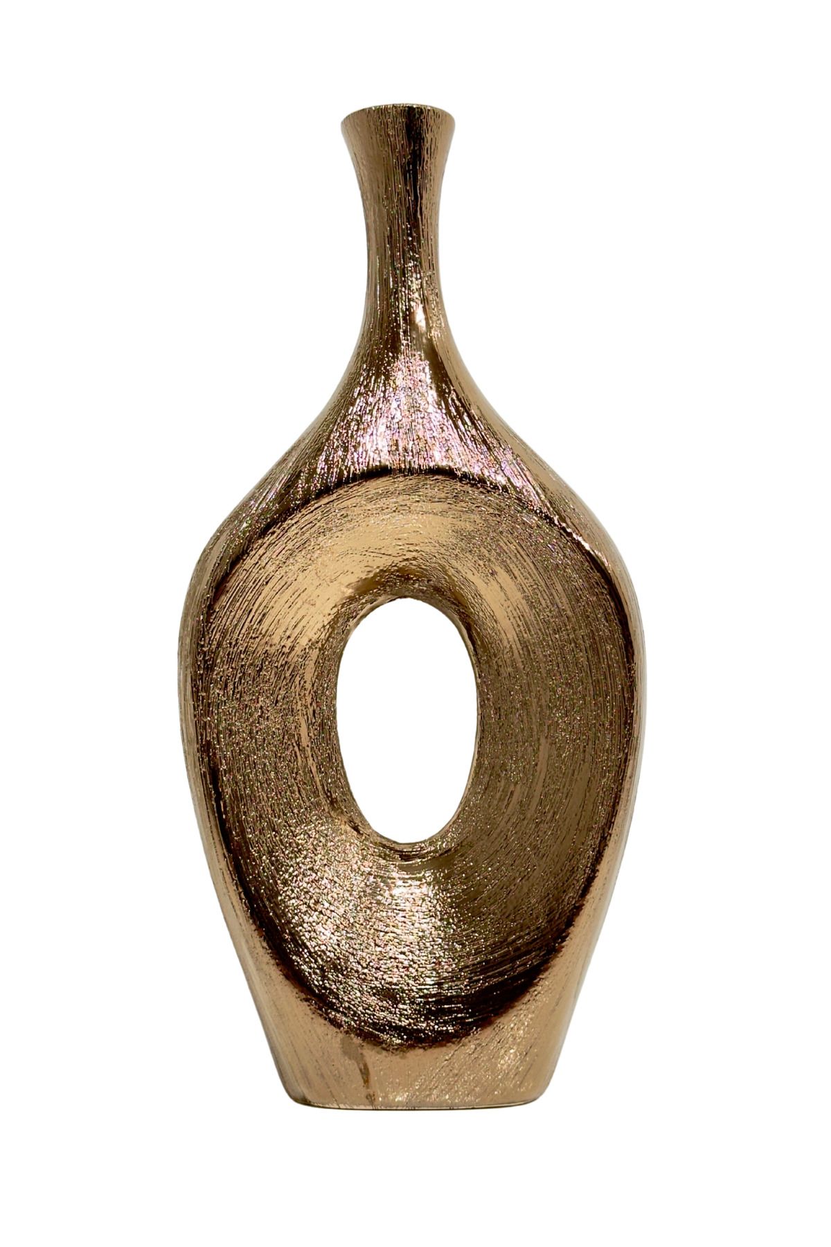 Lara Decor Bronz Seramik Vazo Büyük Boy